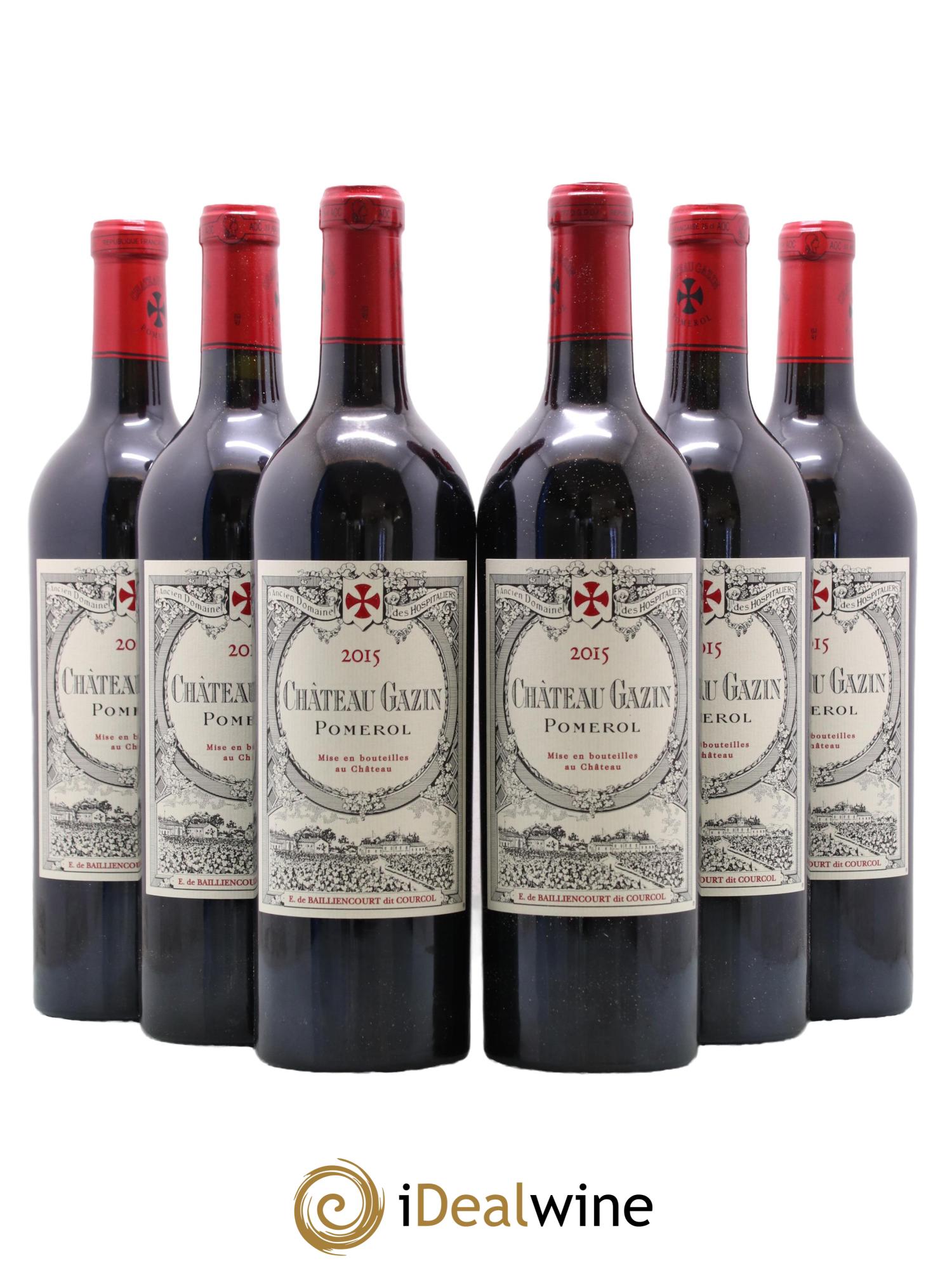Château Gazin 2015 - Lot de 6 bouteilles - 0