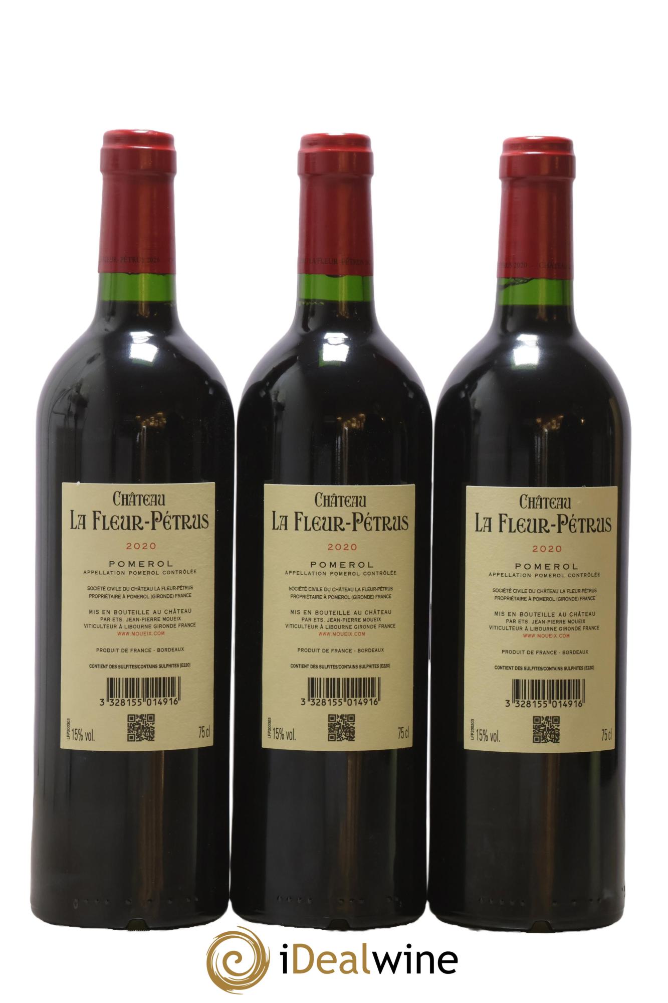 Château la Fleur Petrus 2020 - Lot de 3 bouteilles - 1