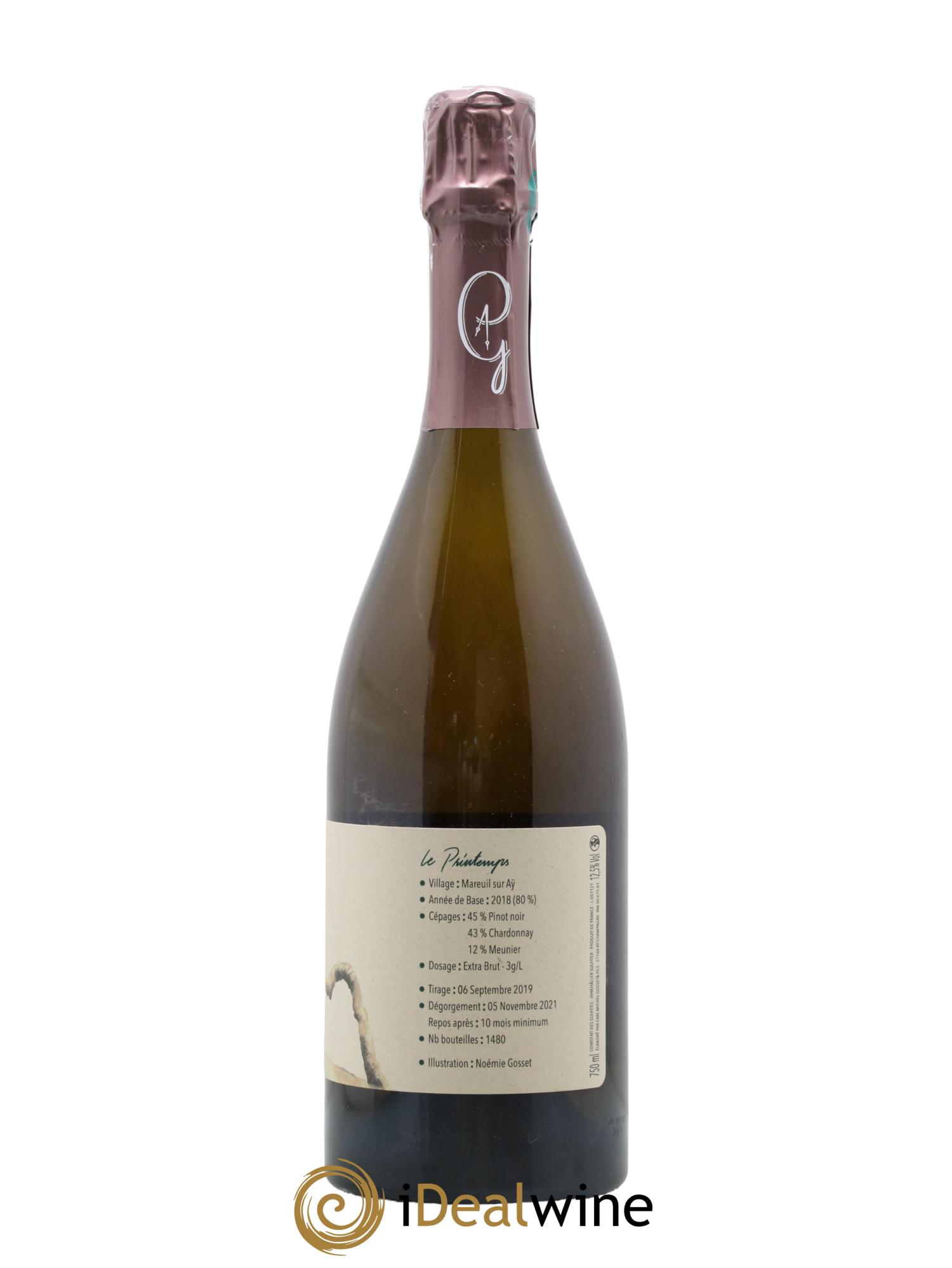 Au Fil des Temps Le Printemps Paul Gosset - Lot de 1 bouteille - 1