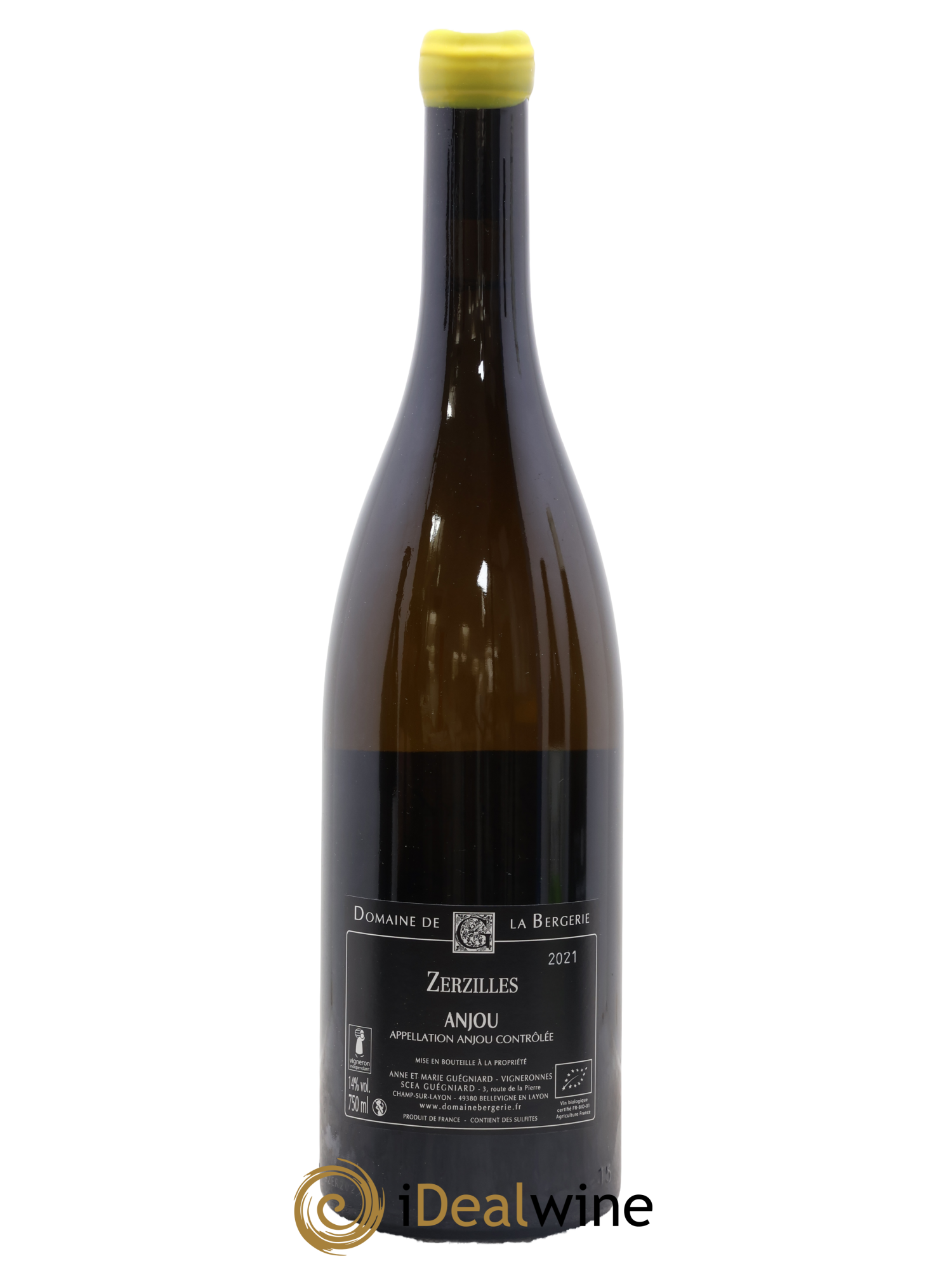 Anjou Les Zerzilles Domaine De La Bergerie 2021 - Lot de 1 bouteille - 1