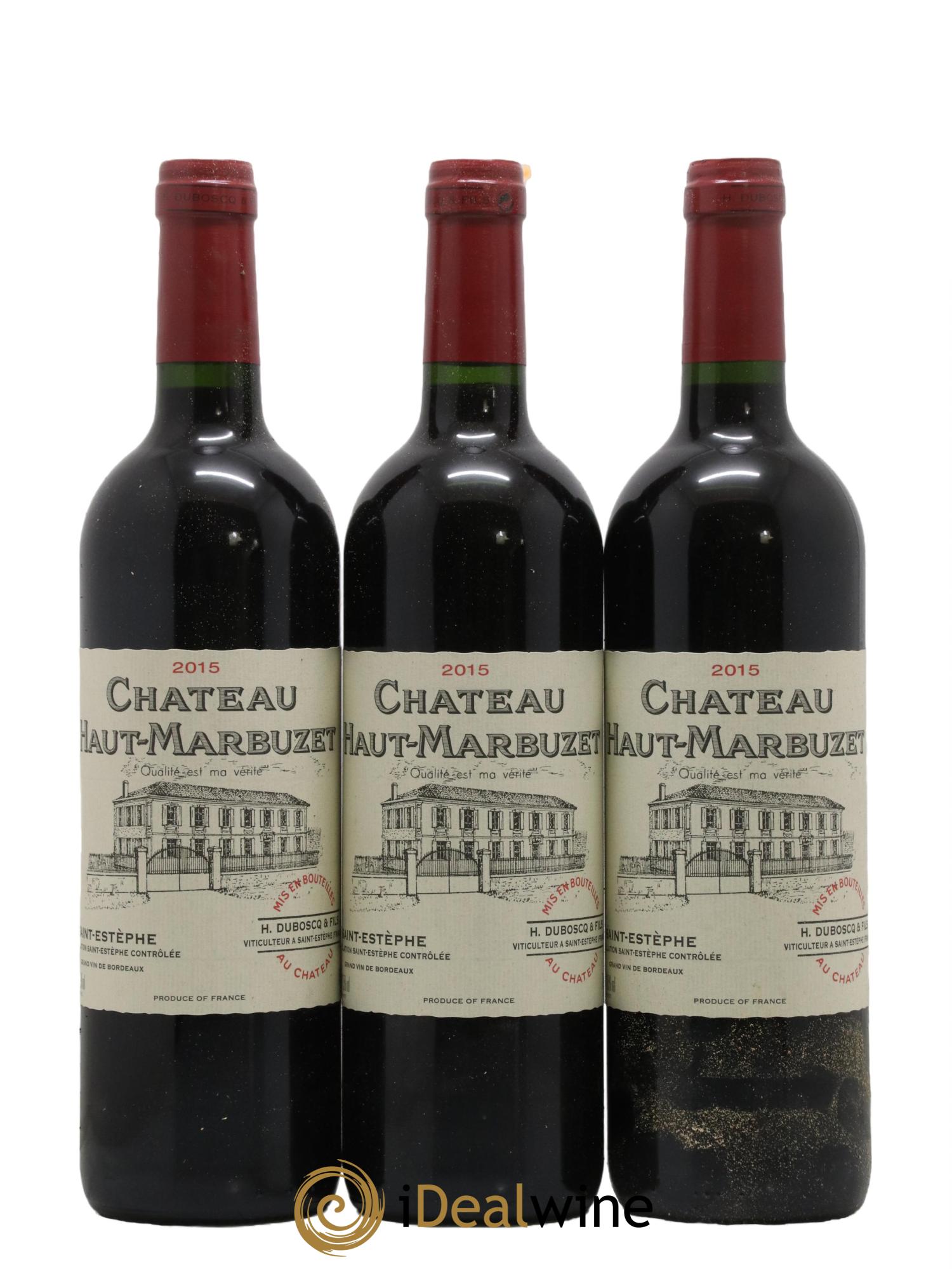 Château Haut Marbuzet 2015 - Lot de 6 bouteilles - 1