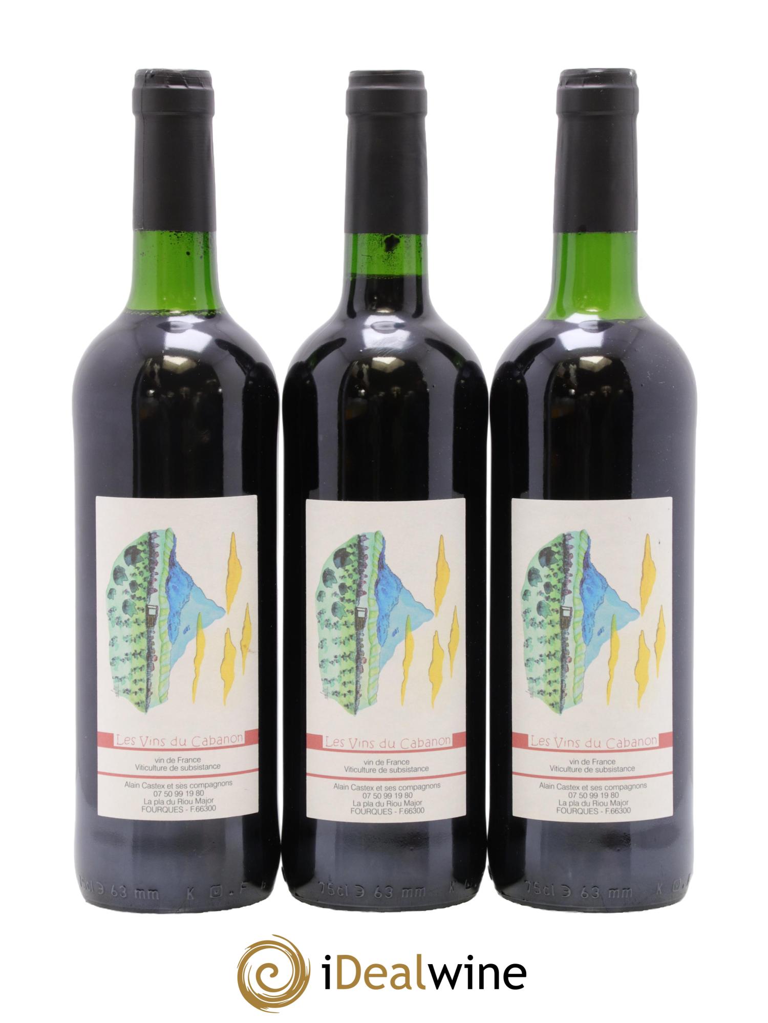 Vin de France Ezo Les Vins du Cabanon - Alain Castex 2021 - Lot of 3 bottles - 0