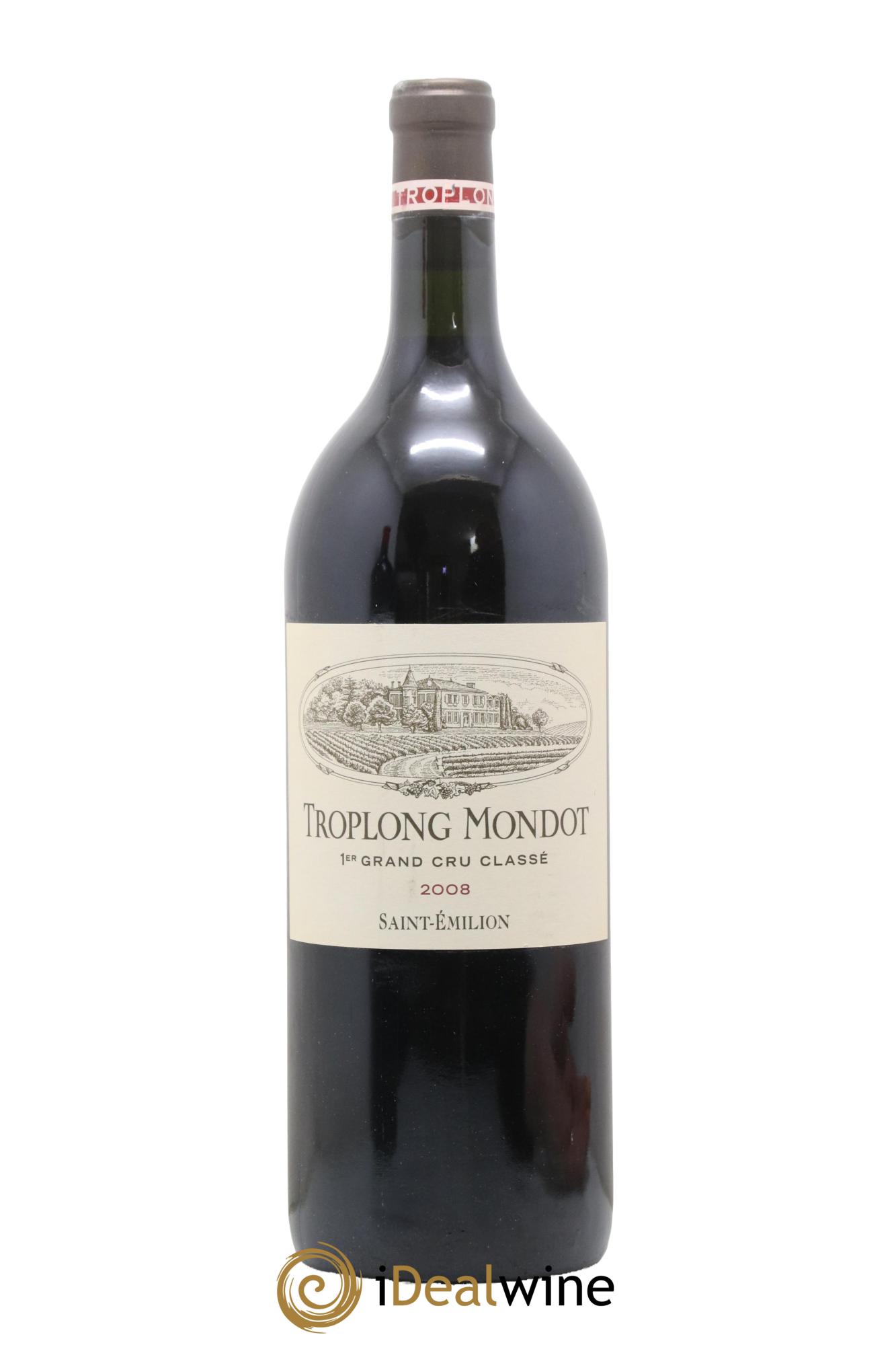 Château Troplong Mondot 1er Grand Cru Classé B 2008 - Lot de 1 magnum - 0