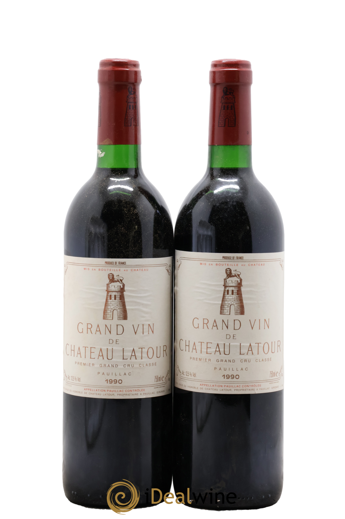 Château Latour 1er Grand Cru Classé 1990 - Posten von 2 Flaschen - 0