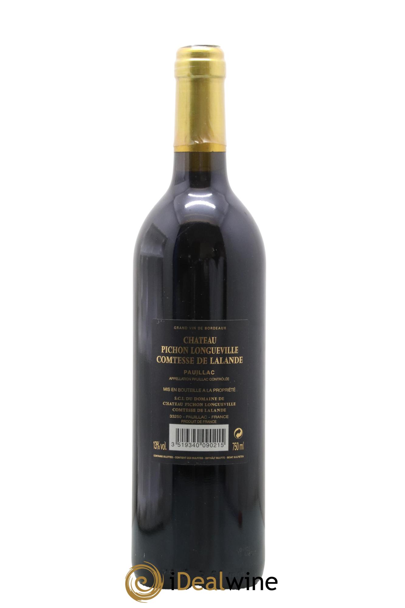 Château Pichon Longueville Comtesse de Lalande 2ème Grand Cru Classé 2009 - Lotto di 1 bottiglia - 1