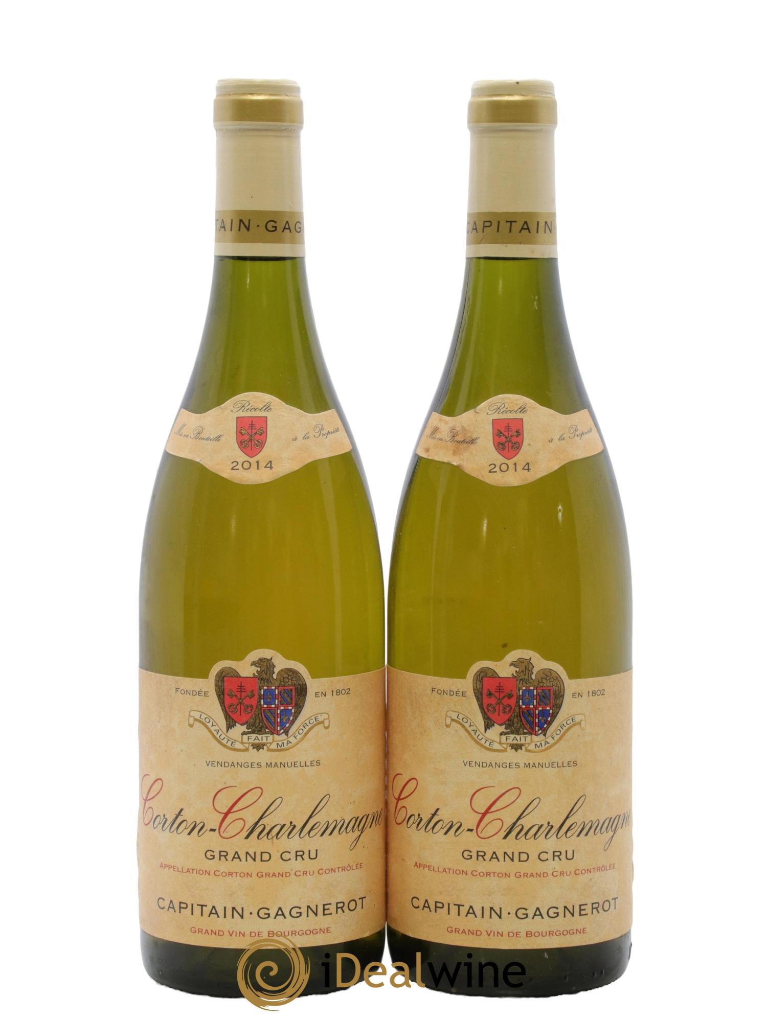 Corton-Charlemagne Grand Cru Capitain-Gagnerot 2014 - Lot de 2 bouteilles - 0