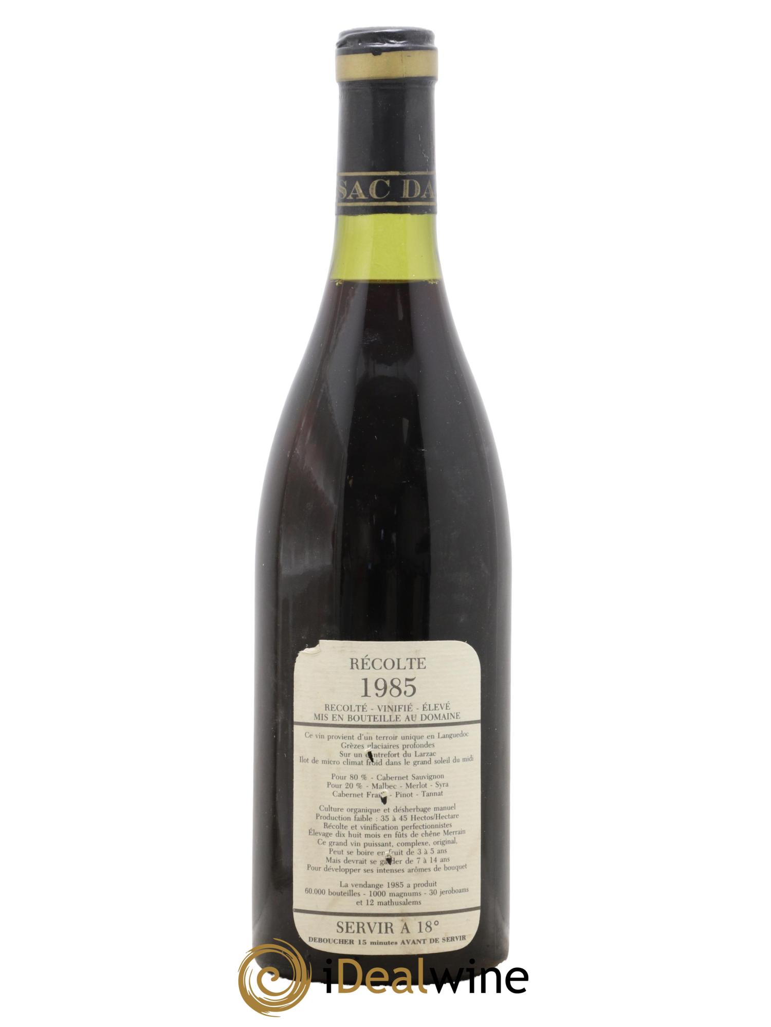 IGP St Guilhem-le-Désert - Cité d'Aniane Mas Daumas Gassac Famille Guibert de La Vaissière  1985 - Lotto di 1 bottiglia - 1