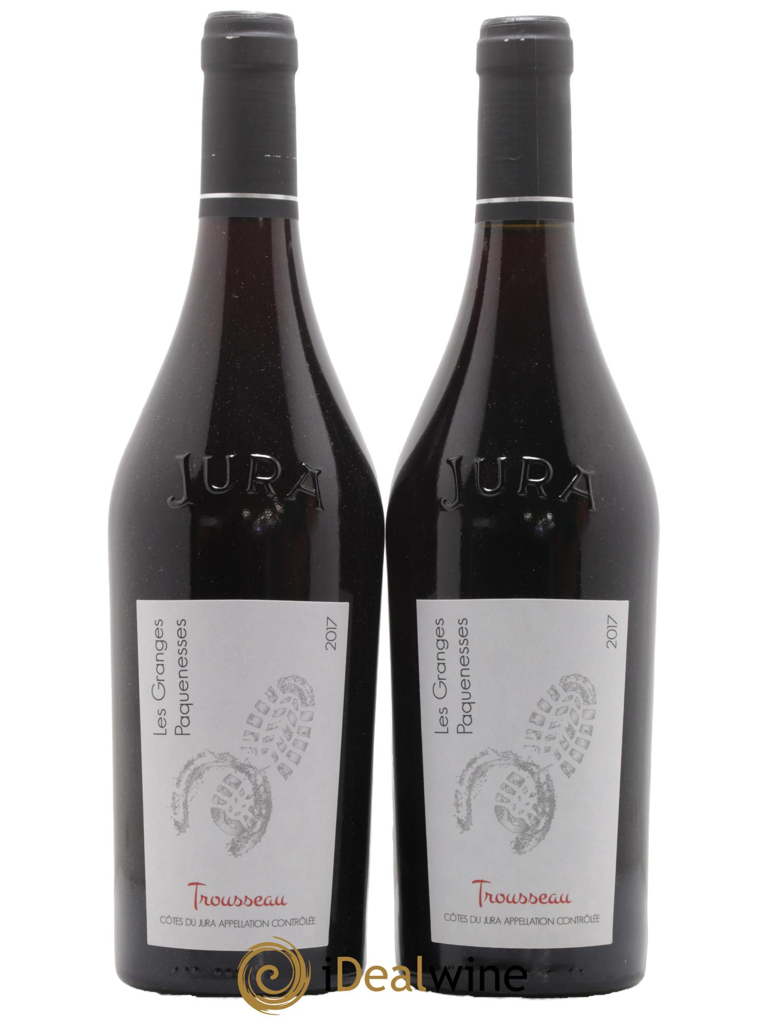 Côtes du Jura Trousseau Les Granges Paquenesses 2017 - Lot de 2 bouteilles - 0