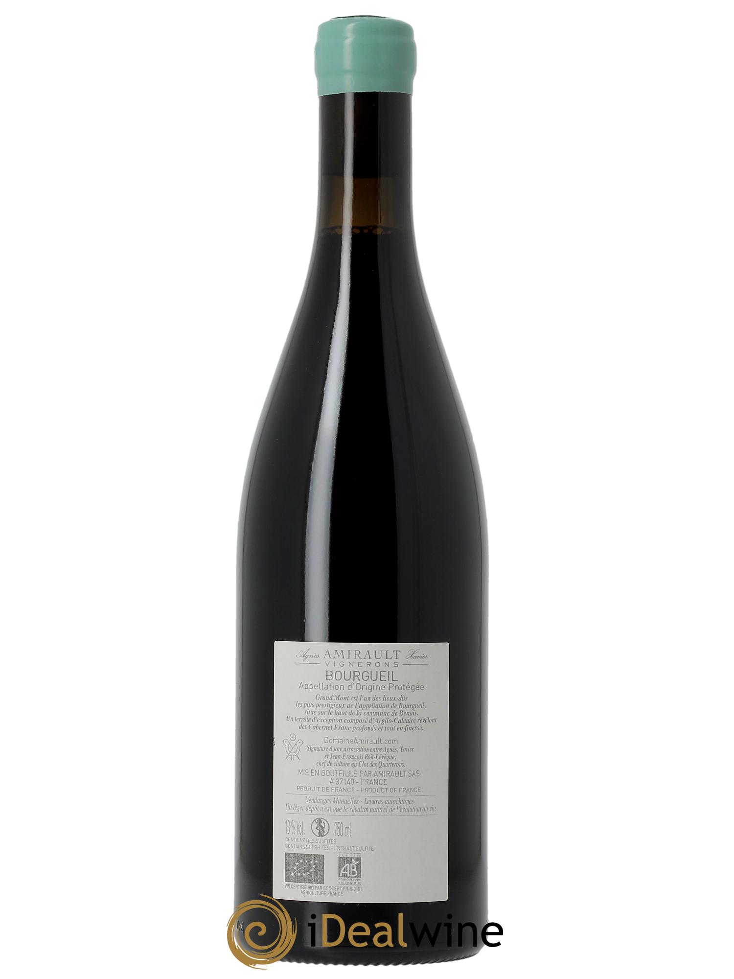 Bourgueil Le Grand Mont Agnès et Xavier Amirault 2020 - Lot de 1 bouteille - 1