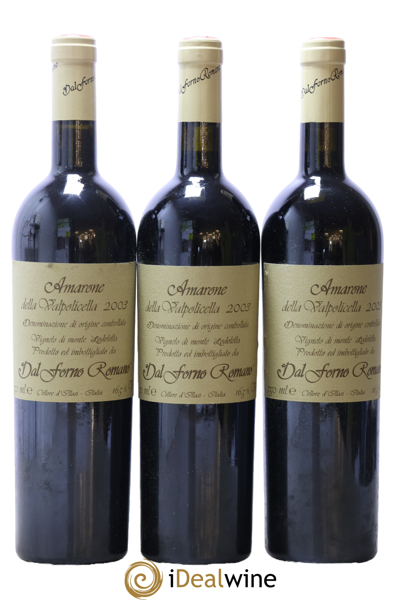 Amarone della Valpolicella DOCG Dal Forno Romano 2003 - Lot de 3 bouteilles - 0