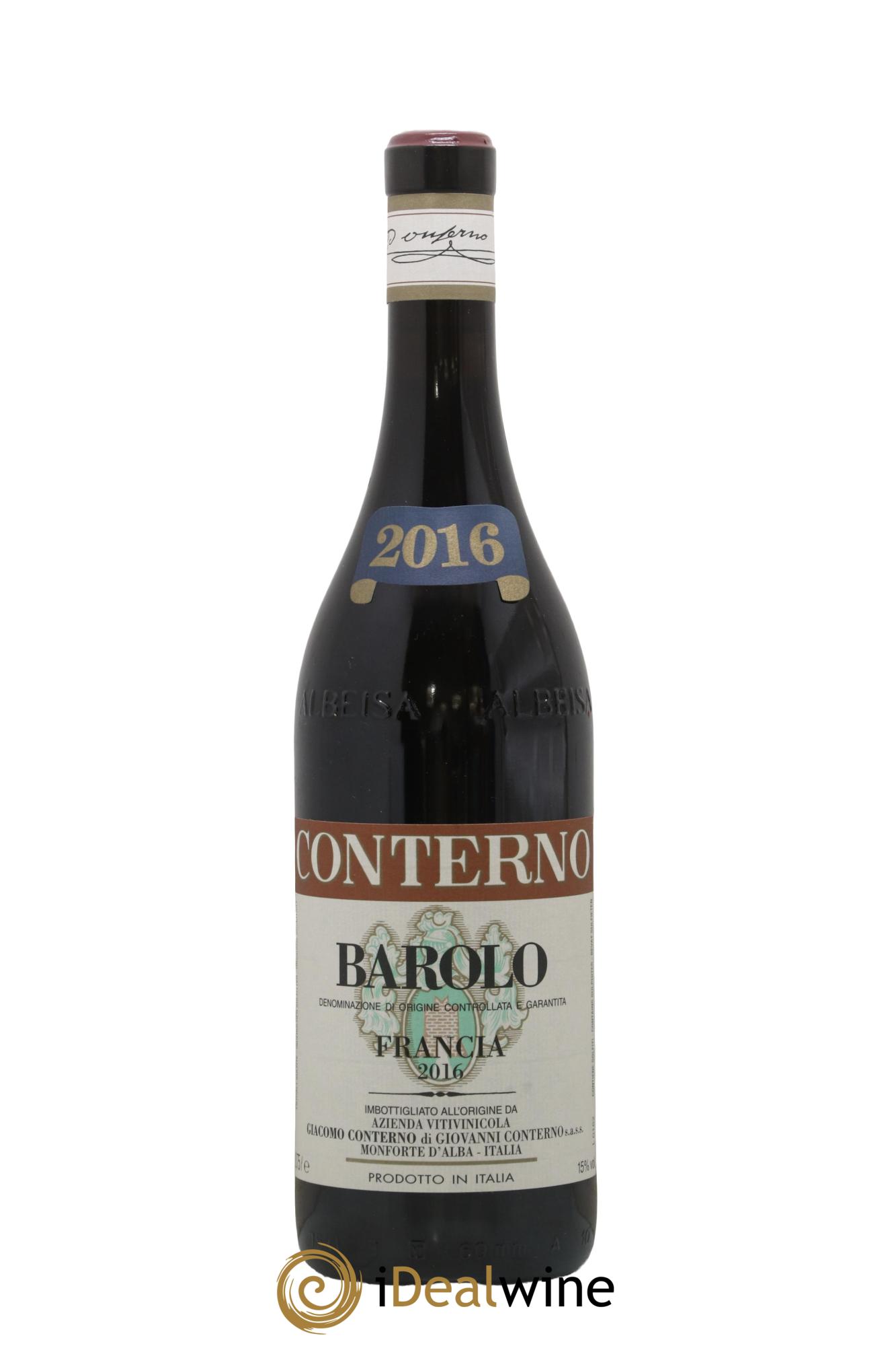 Barolo DOCG Vigna Francia Giacomo Conterno 2016 - Lotto di 1 bottiglia - 0
