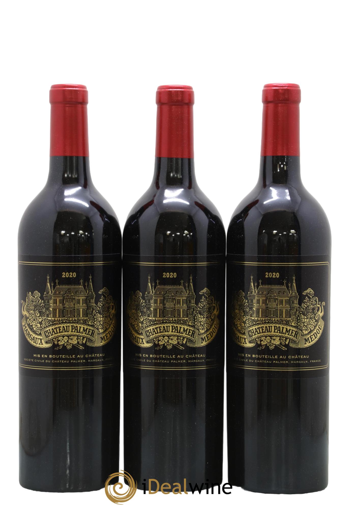 Château Palmer 3ème Grand Cru Classé  2020 - Lot of 3 bottles - 0