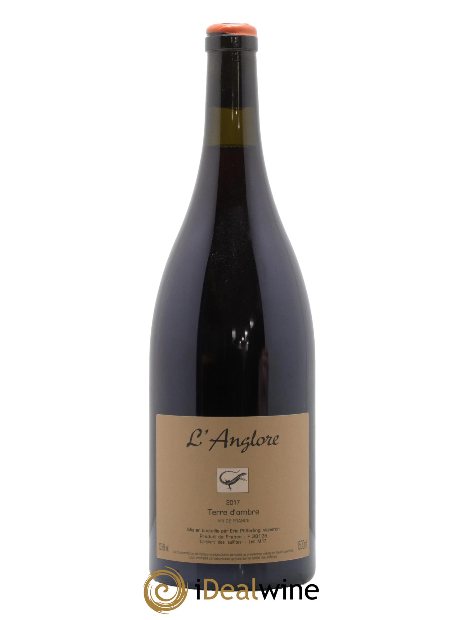 Vin de France Terre d'Ombre L'Anglore 2017 - Lot de 1 magnum - 0