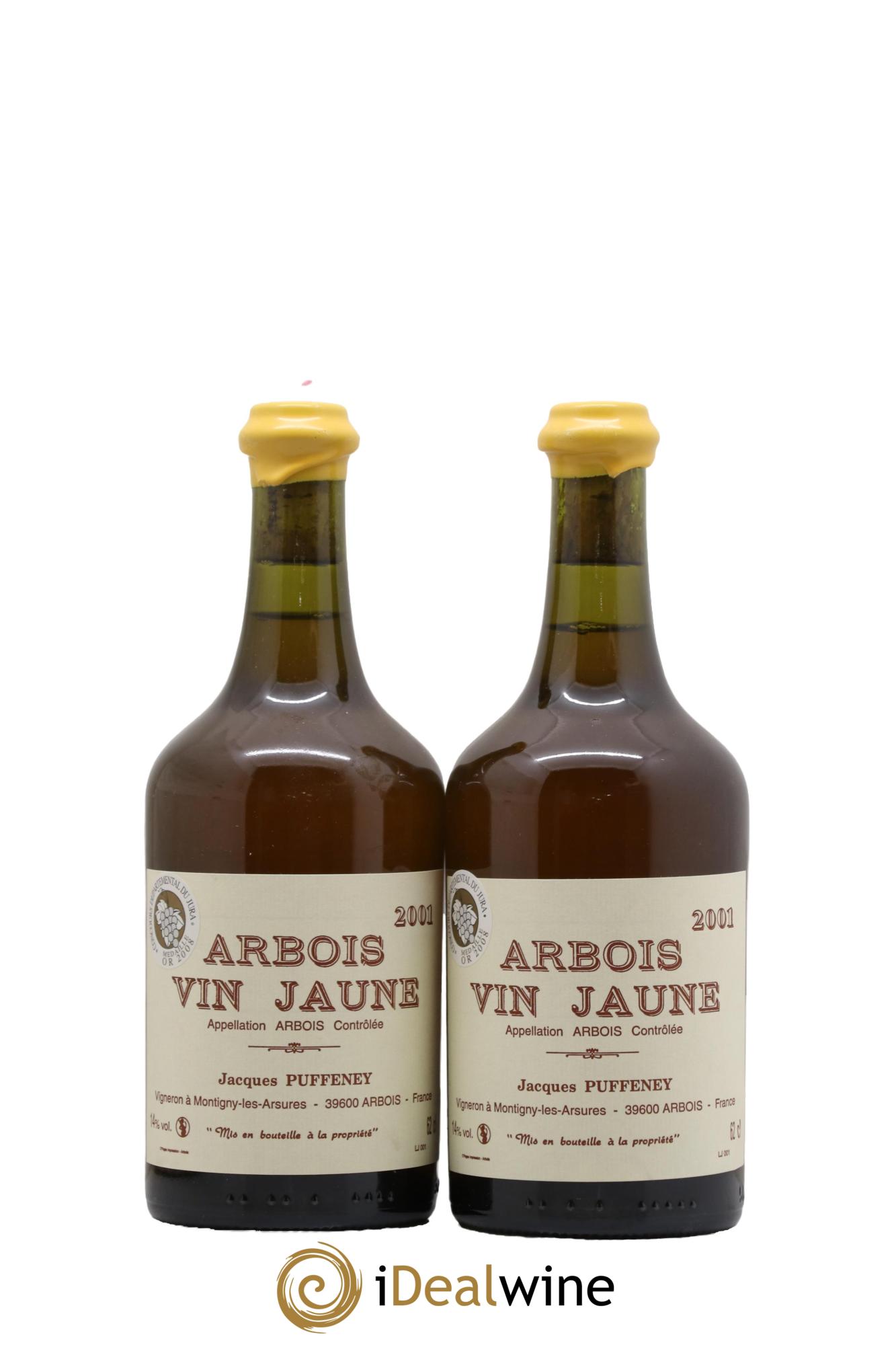 Arbois Vin Jaune Jacques Puffeney 2001 - Lot de 2 clavelins - 0