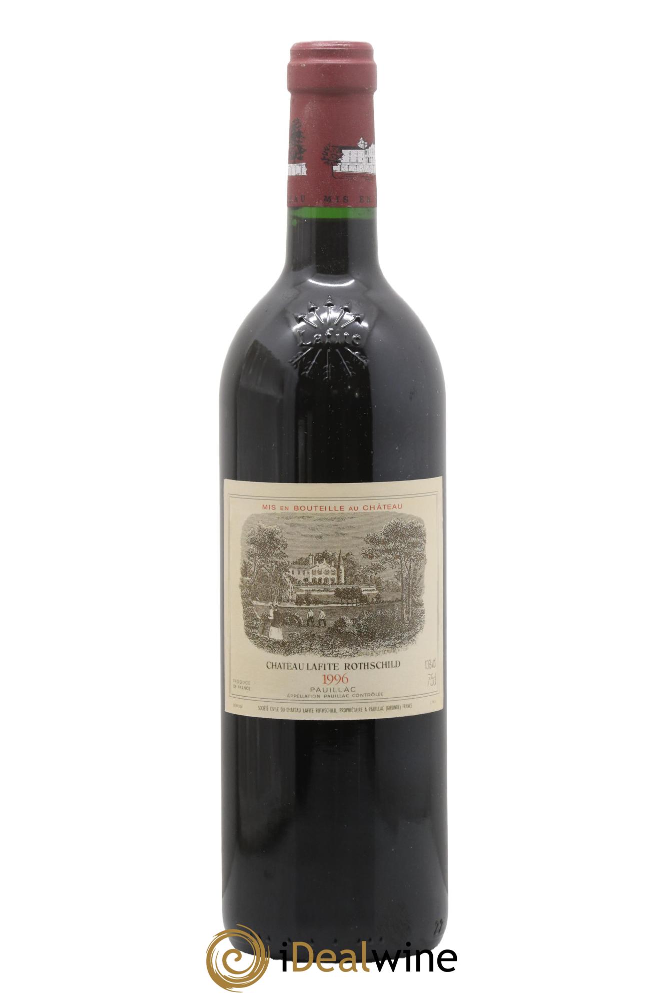 Château Lafite Rothschild 1er Grand Cru Classé 1996 - Posten von 1 Flasche - 0