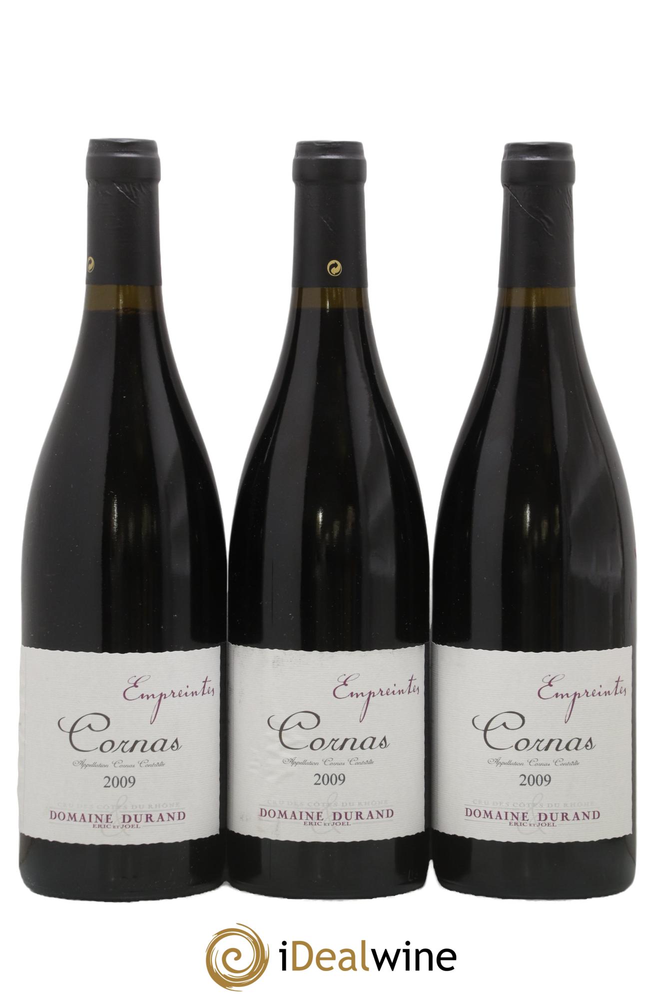 Cornas Les Empreintes Domaine Durand 2009 - Lot de 3 bouteilles - 0