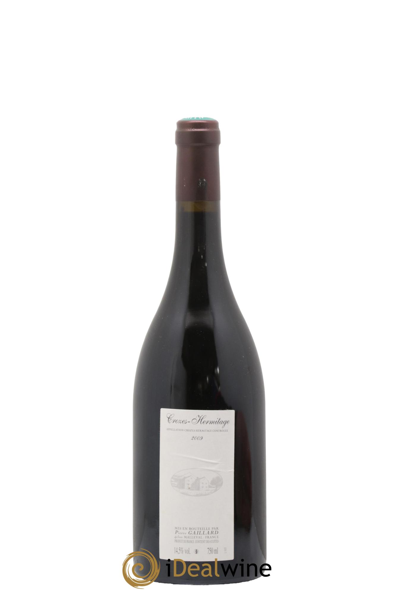 Crozes-Hermitage Domaine Pierre Gaillard 2009 - Lot de 1 bouteille - 1