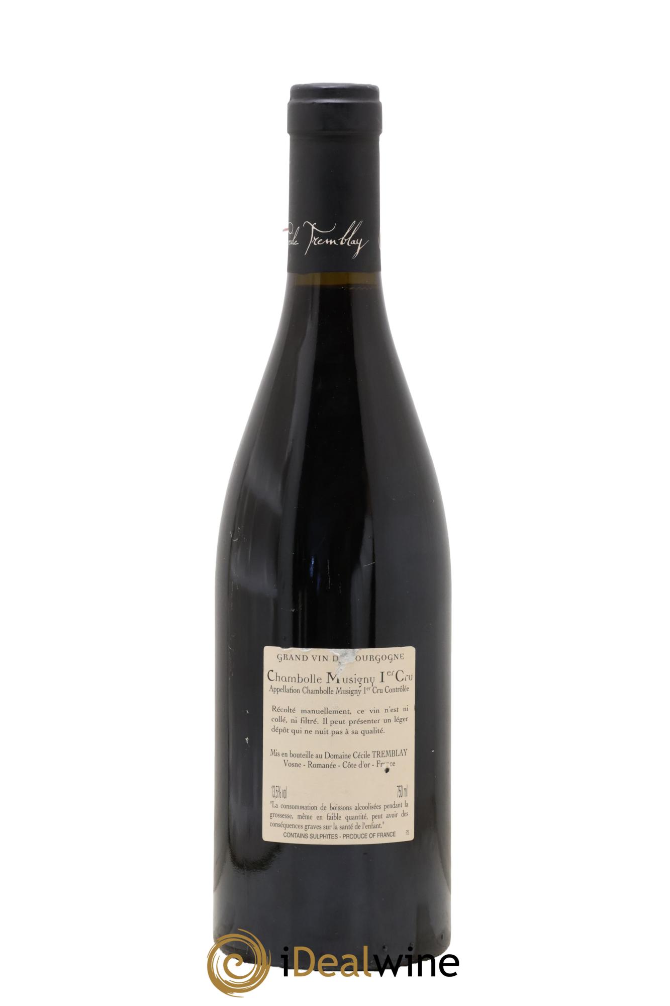 Chambolle-Musigny 1er Cru Les Feusselottes Cécile Tremblay 2015 - Lotto di 1 bottiglia - 1