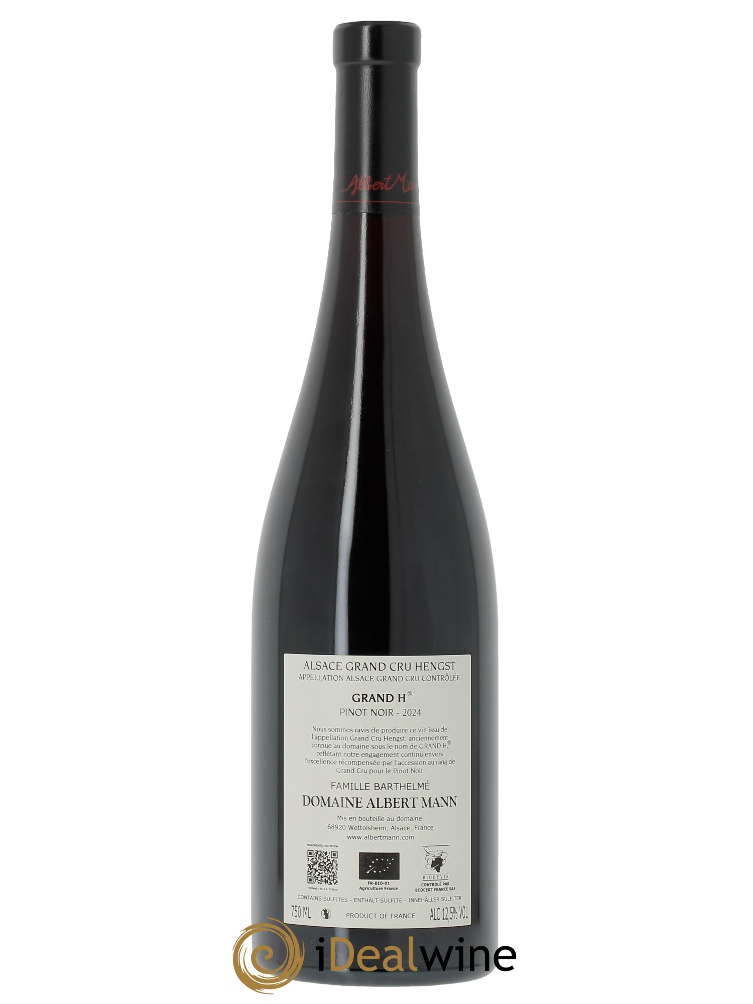 Alsace Pinot Noir Grand Cru Hengst Grand H Albert Mann  2024 - Lotto di 1 bottiglia - 1