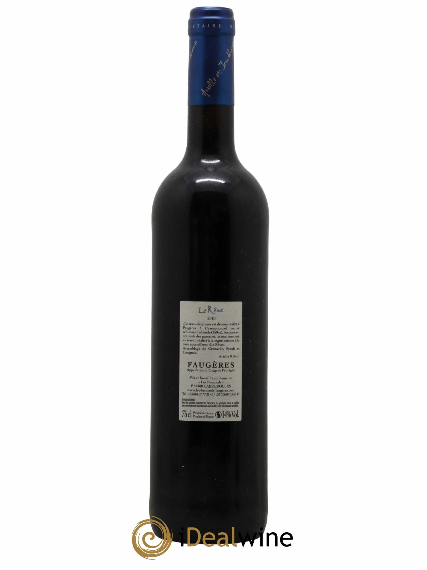 Faugères Rêve Domaine Les Fusionnels 2010 - Lot de 1 bouteille - 1