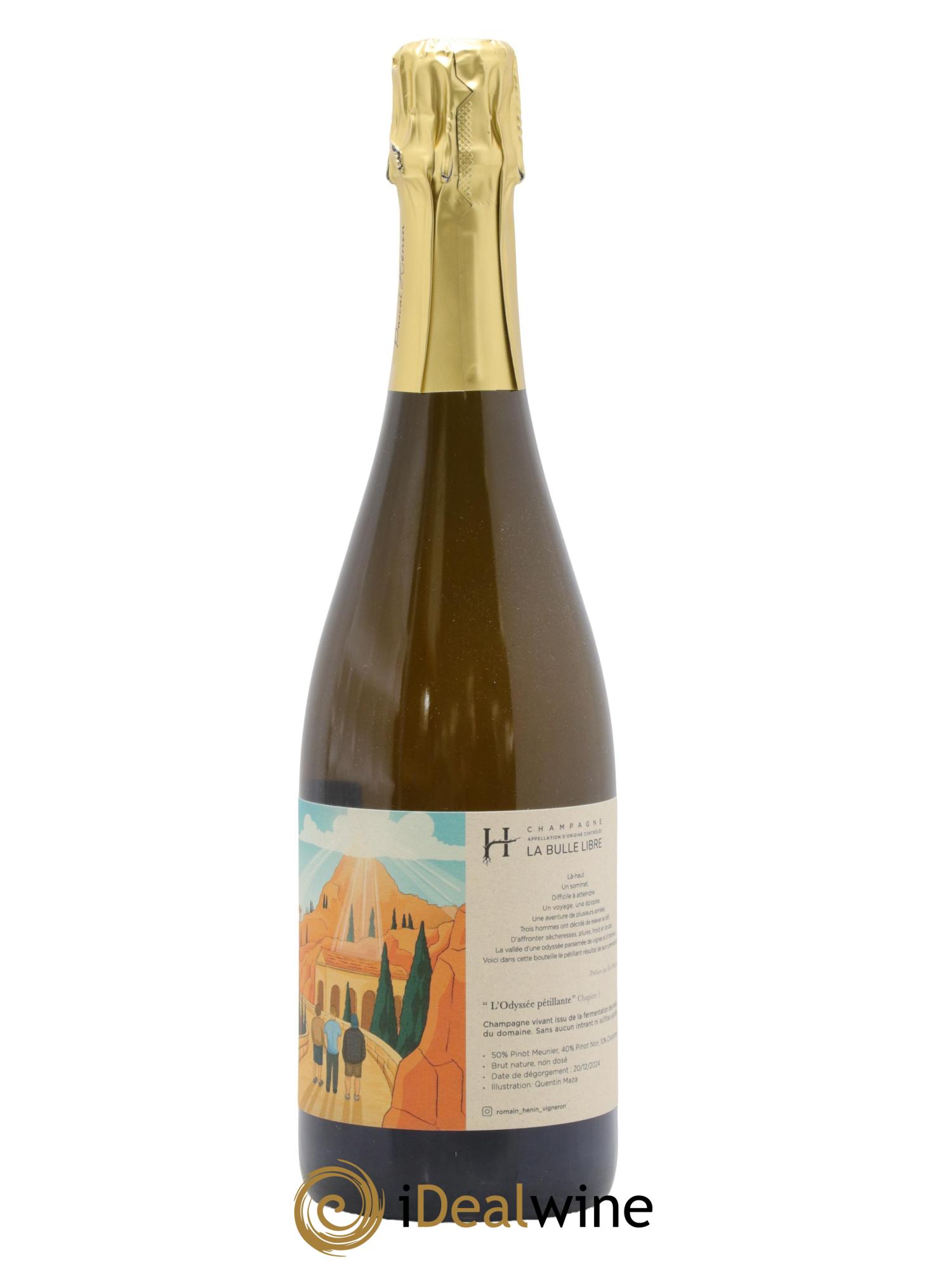 L'Odyssée Pétillante Chapitre 1 Romain Henin - Lot de 1 bouteille - 0