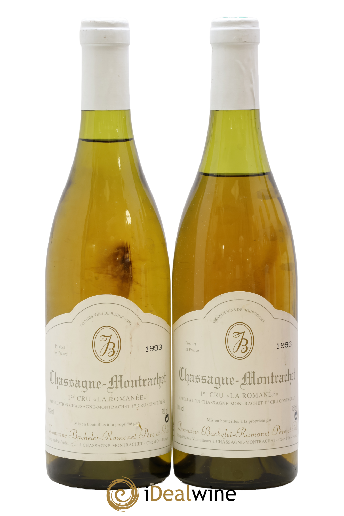 Chassagne-Montrachet 1er Cru La Romanée Bachelet-Ramonet (Domaine) 1993 - Lot of 2 bottles - 0