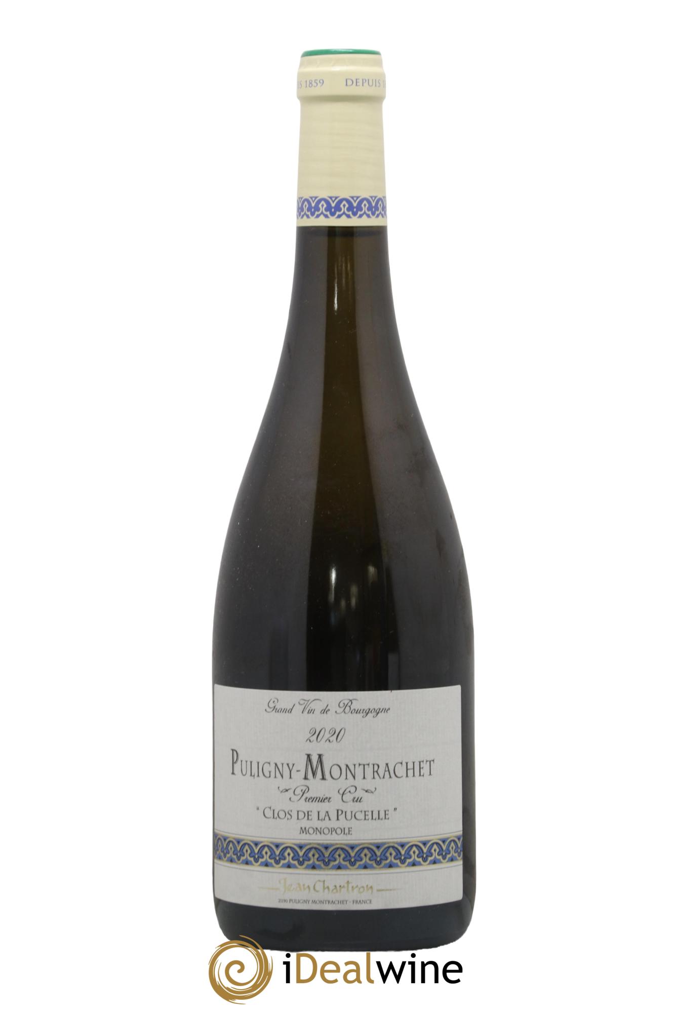 Puligny-Montrachet 1er Cru Clos de la Pucelle Jean Chartron (Domaine) 2020 - Lot de 1 bouteille - 0