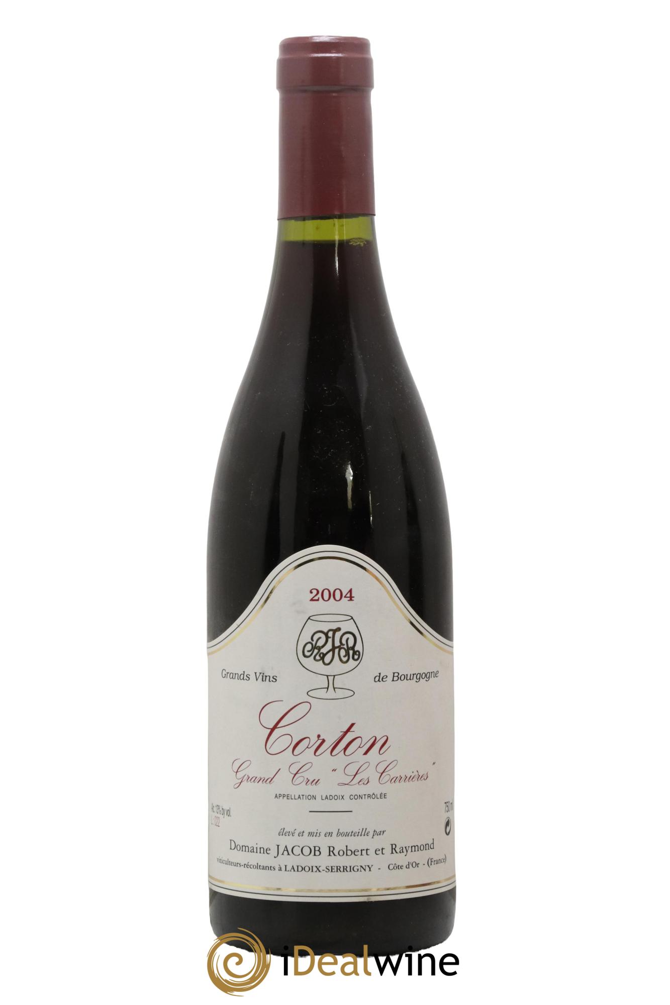 Corton Grand Cru Les Carrières Jacob (Domaine) 2004 - Lot of 1 bottle - 0