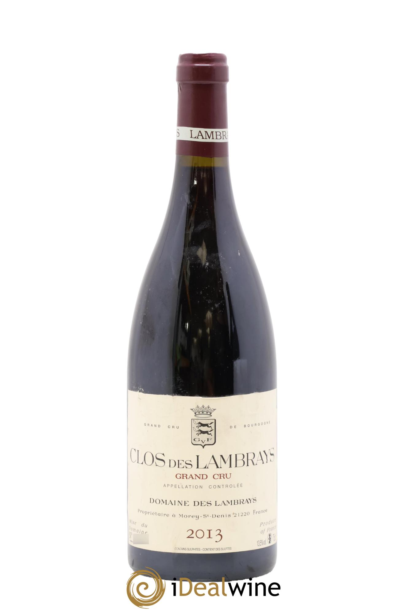 Clos des Lambrays Grand Cru Domaine des Lambrays 2013 - Lot de 1 bouteille - 0