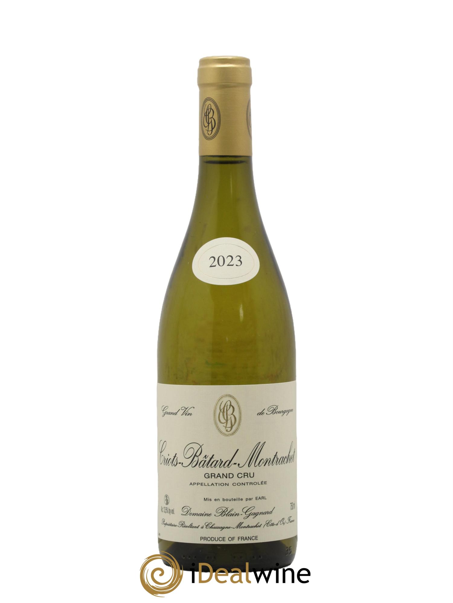 Criots-Bâtard-Montrachet Grand Cru Blain-Gagnard (Domaine) 2023 - Lot de 1 bouteille - 0