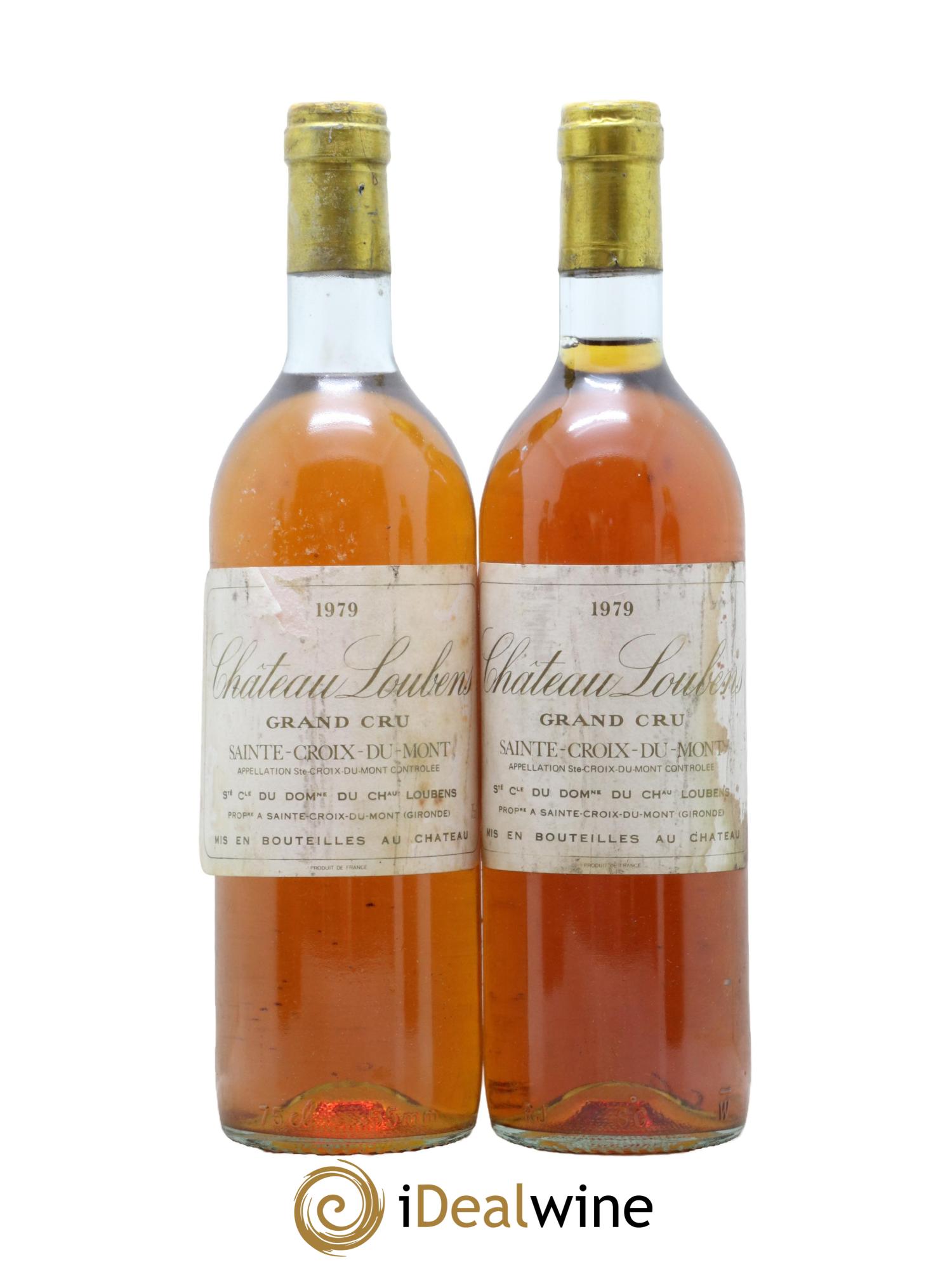 Sainte-Croix-du-Mont Chateau Loubens 1979 - Lot de 2 bouteilles - 0