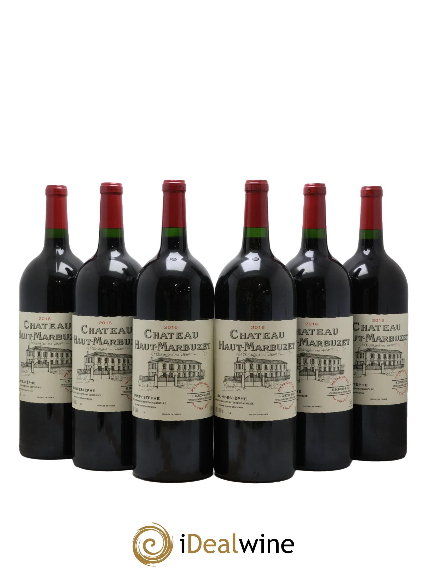 Château Haut Marbuzet  2016 - Lot de 6 magnums - 0