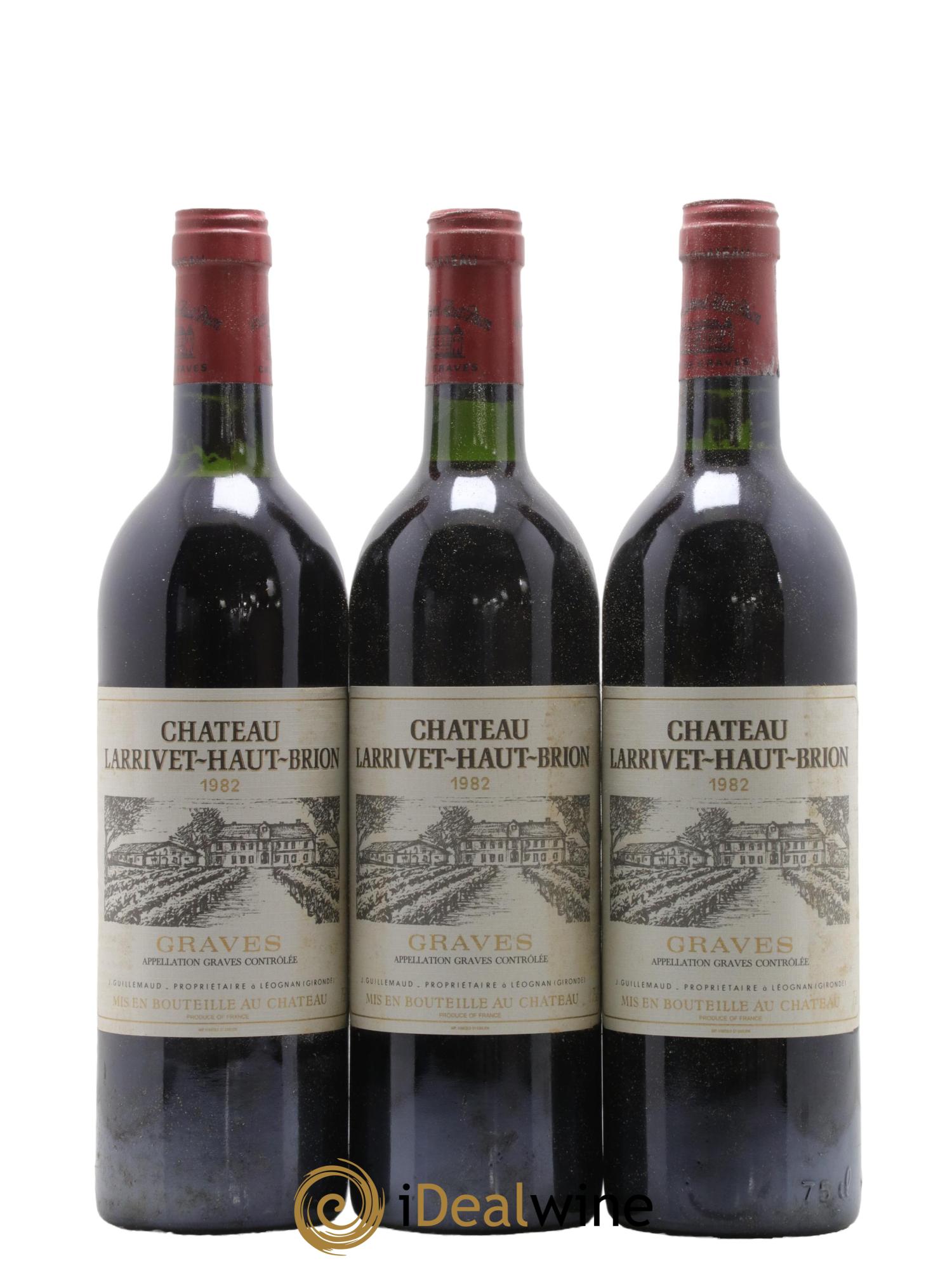 Château Larrivet Haut-Brion 1982 - Lot de 12 bouteilles - 4