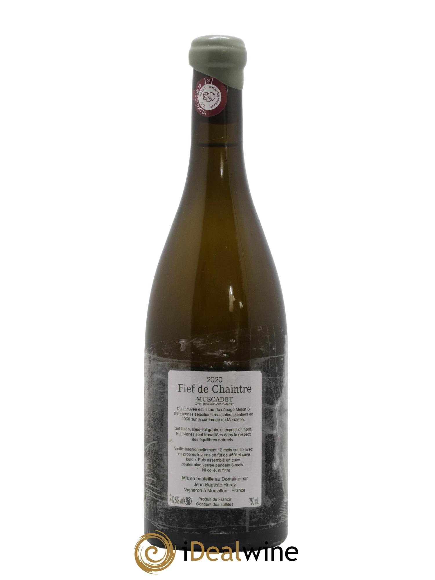 Muscadet Fief de Chaintre Domaine Jean-Baptiste Hardy 2020 - Lot de 1 bouteille - 1