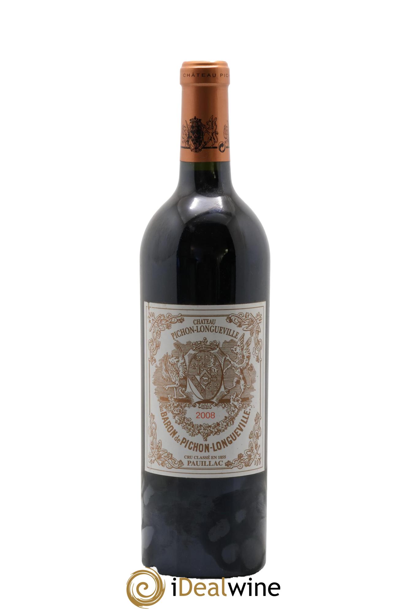Pichon Longueville Baron 2ème Grand Cru Classé 2008 - Lot de 1 bouteille - 0