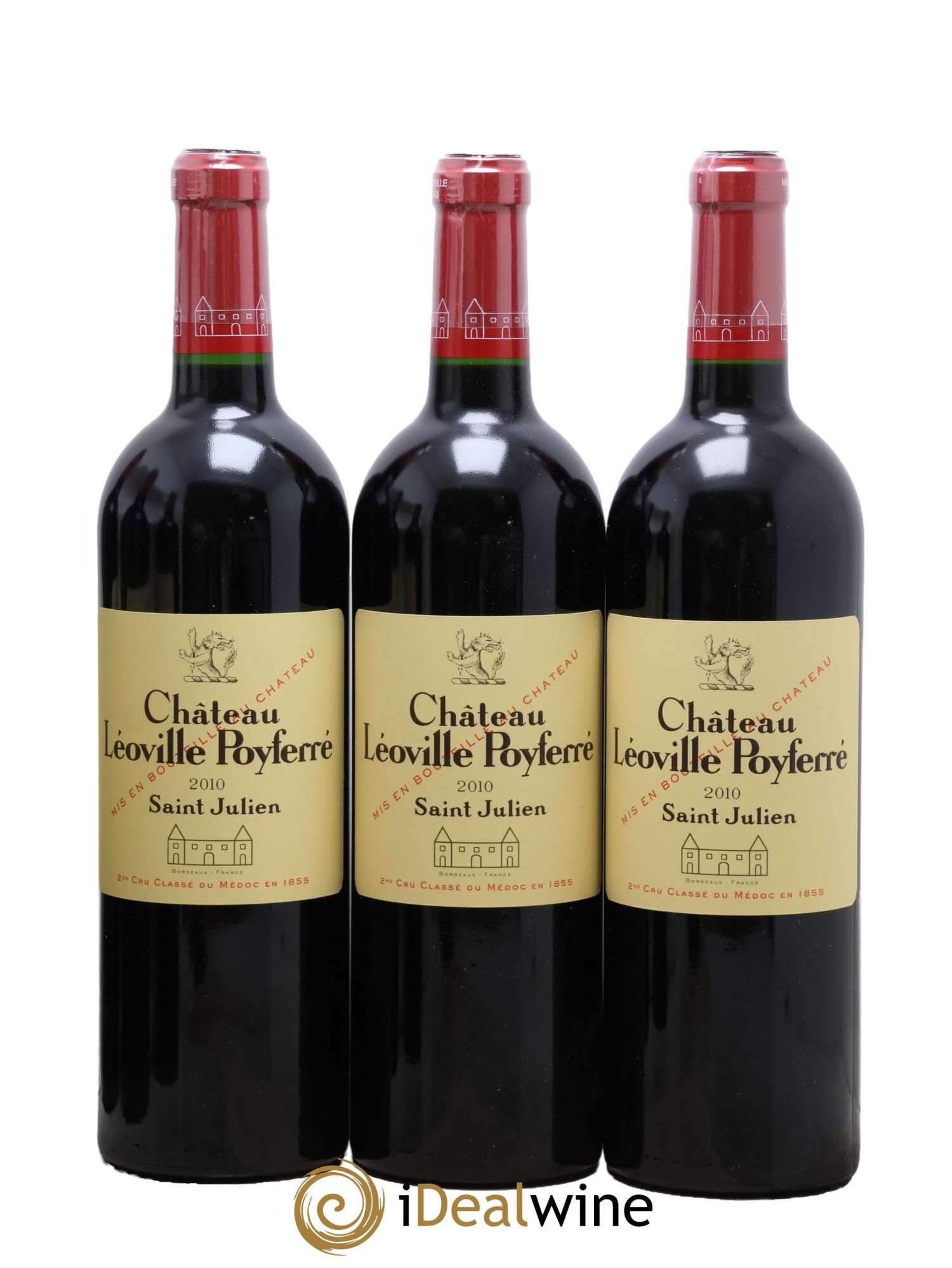 Château Léoville Poyferré 2ème Grand Cru Classé 2010 - Lotto di 6 bottiglie - 1