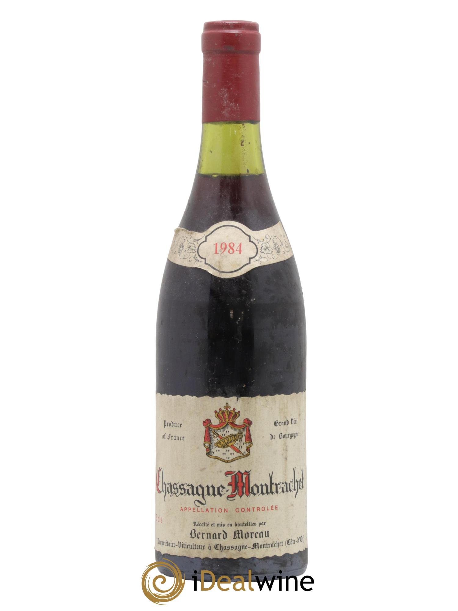 Chassagne-Montrachet Domaine Moreau Bernard 1984 - Lot de 1 bouteille - 0