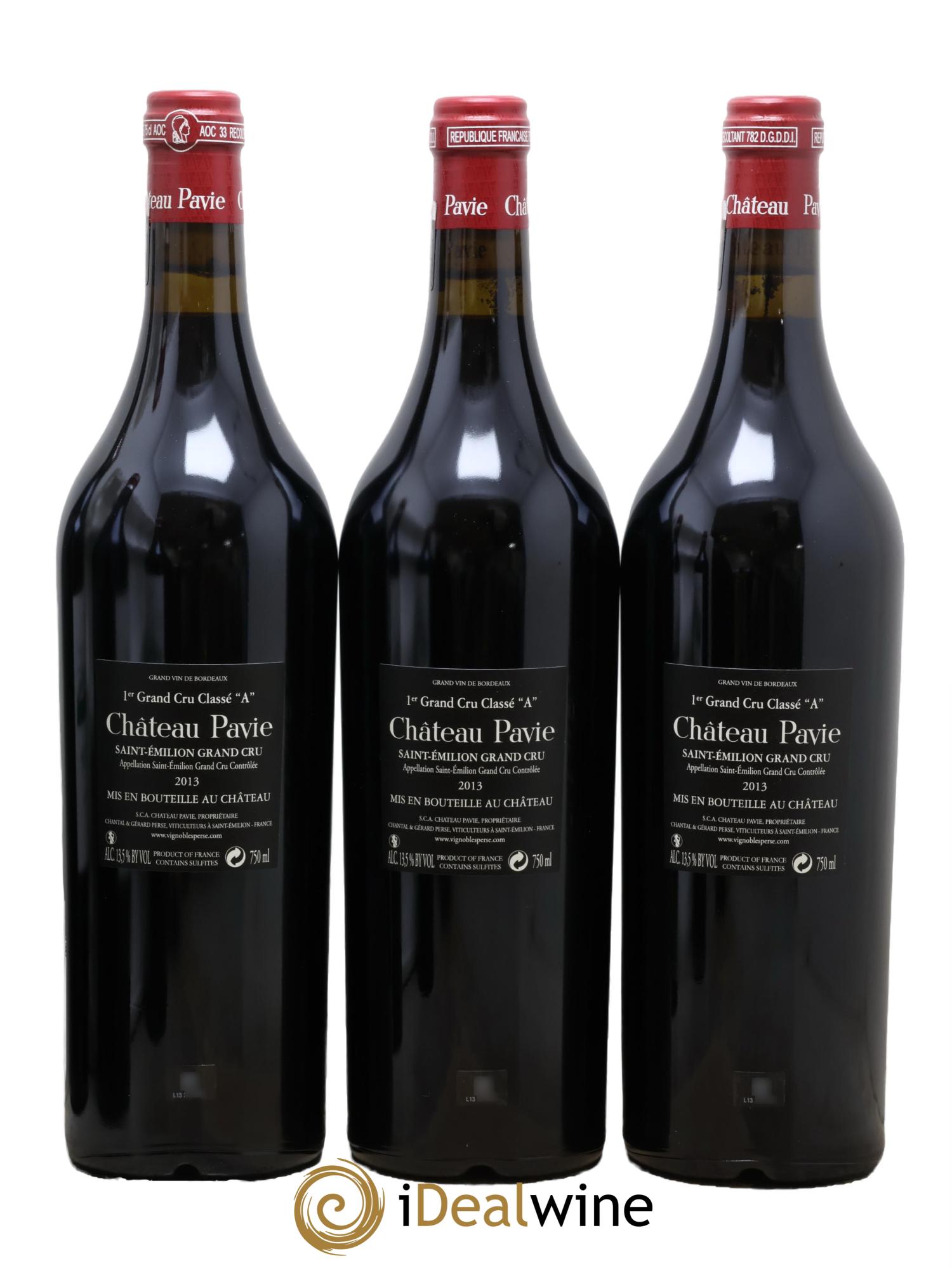 Château Pavie 1er Grand Cru Classé A 2013 - Lot of 6 bottles - 2