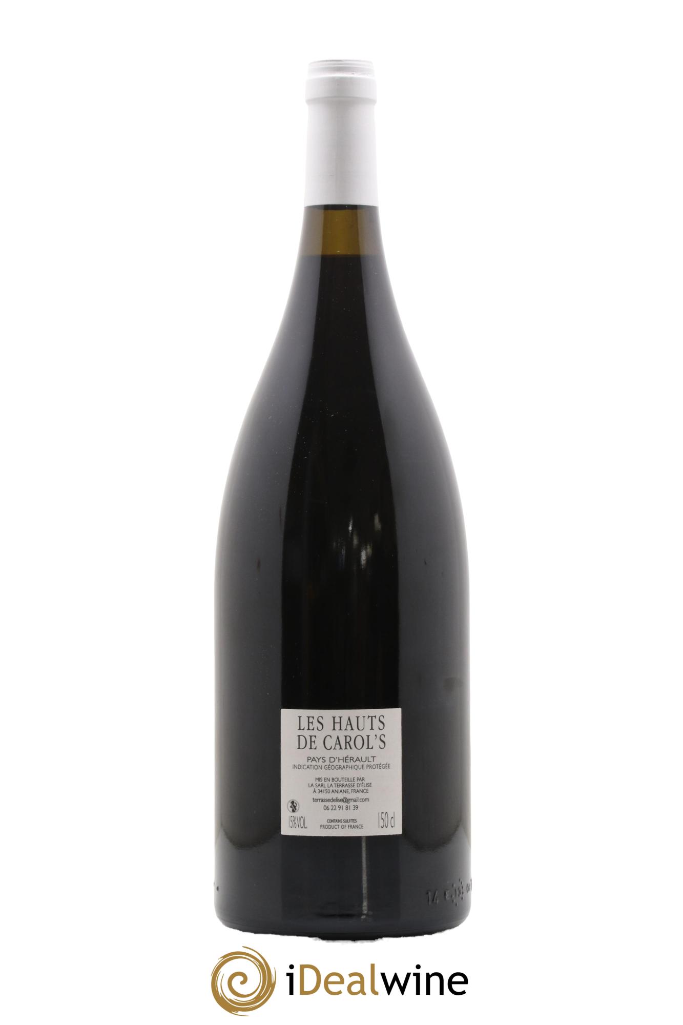 IGP Pays d'Hérault Les Hauts de Carol's Terrasse d'Elise (Domaine de la) 2020 - Posten von 1 Magnum - 1