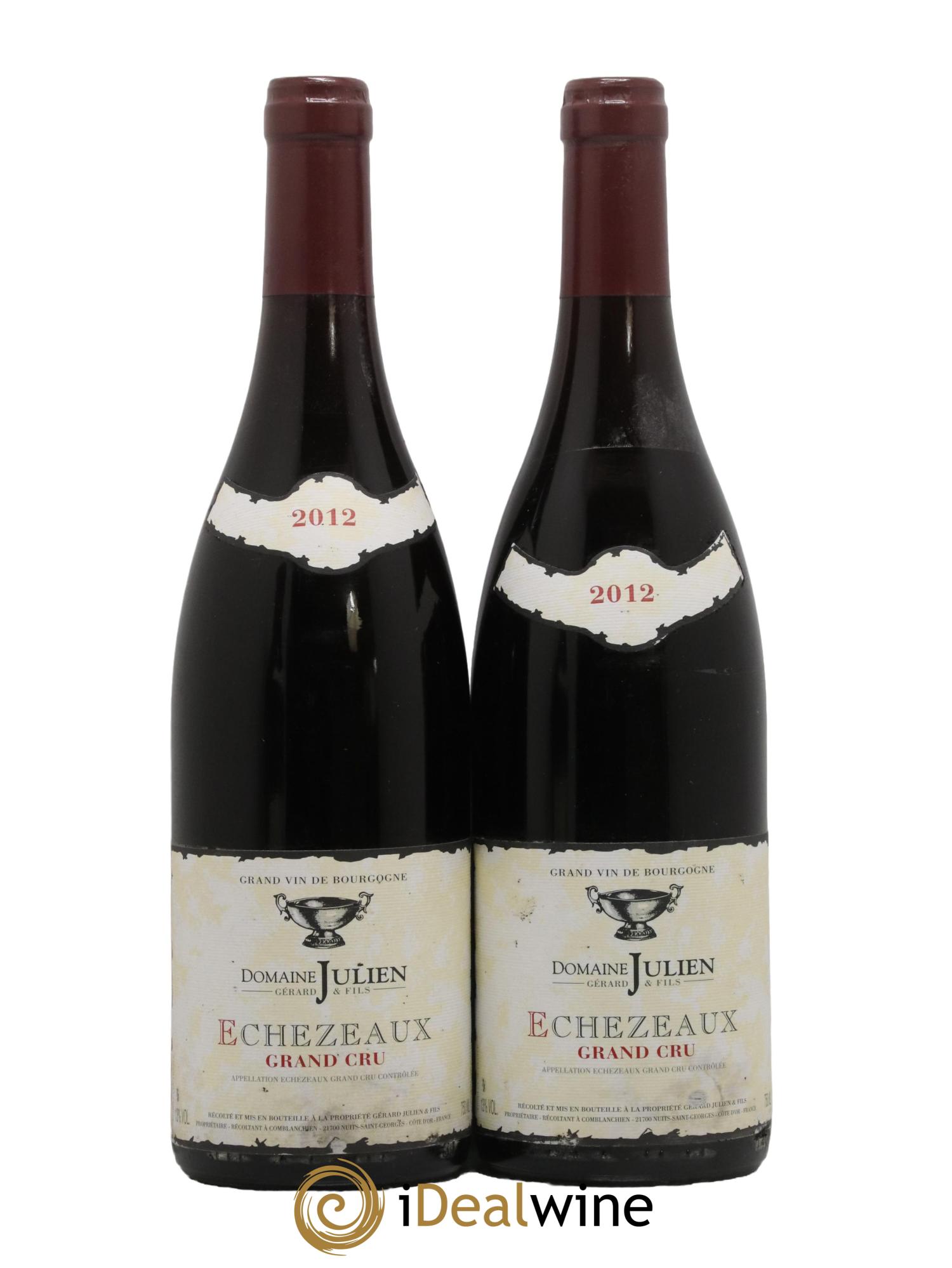 Echezeaux Grand Cru Domaine Julien 2012 - Lot de 2 bouteilles - 0
