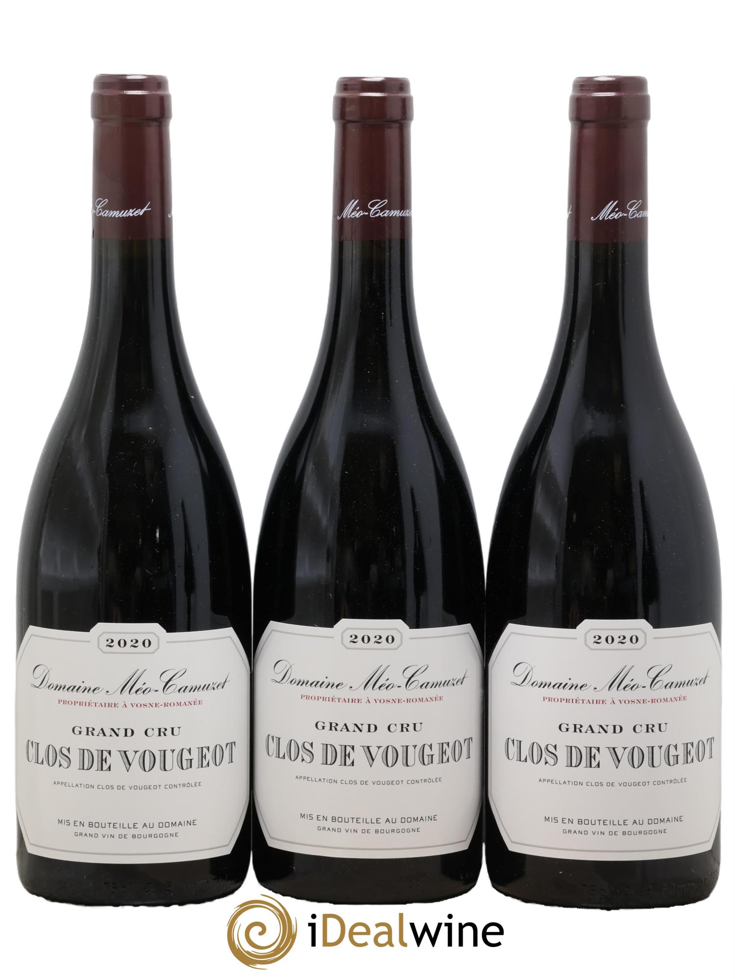Clos de Vougeot Grand Cru Méo-Camuzet (Domaine) 2020 - Lotto di 3 bottiglie - 0