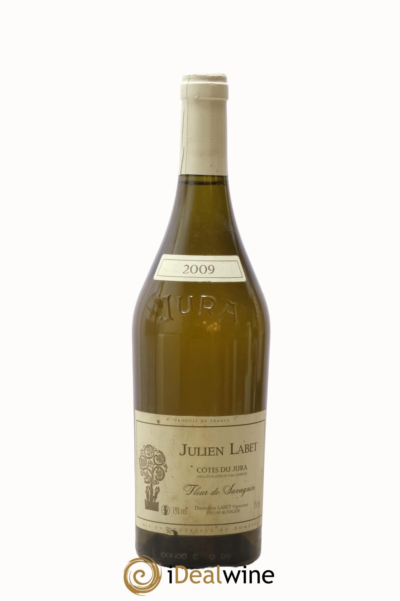 Côtes du Jura Fleur de Savagnin Romain - Julien  - Charline Labet 2009 - Lot of 1 bottle - 0