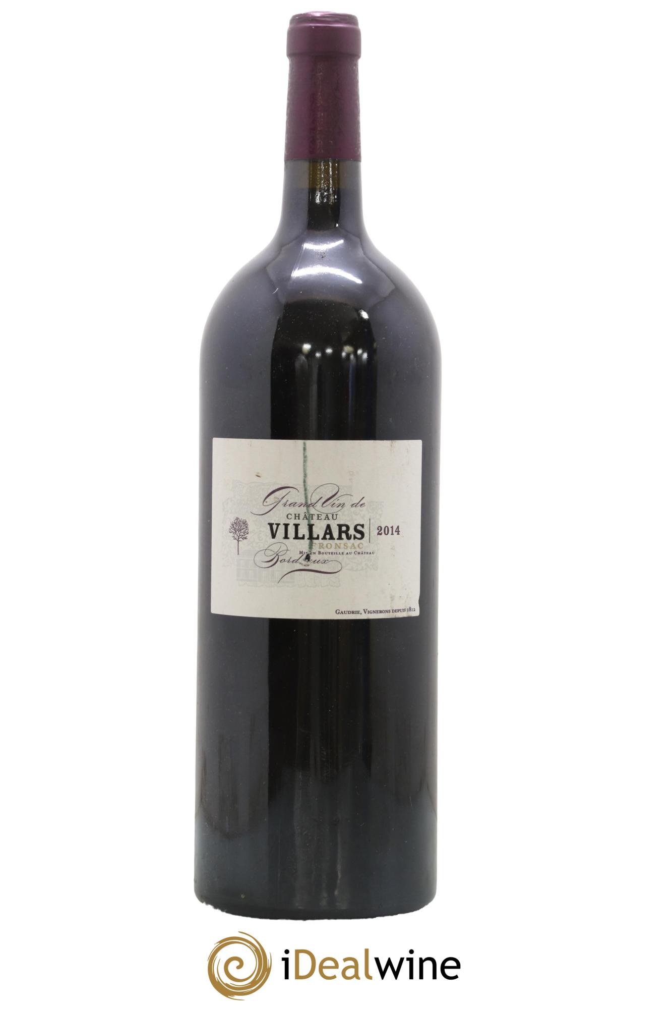 Fronsac Château Villars 2014 - Lotto di 1 magnum - 0