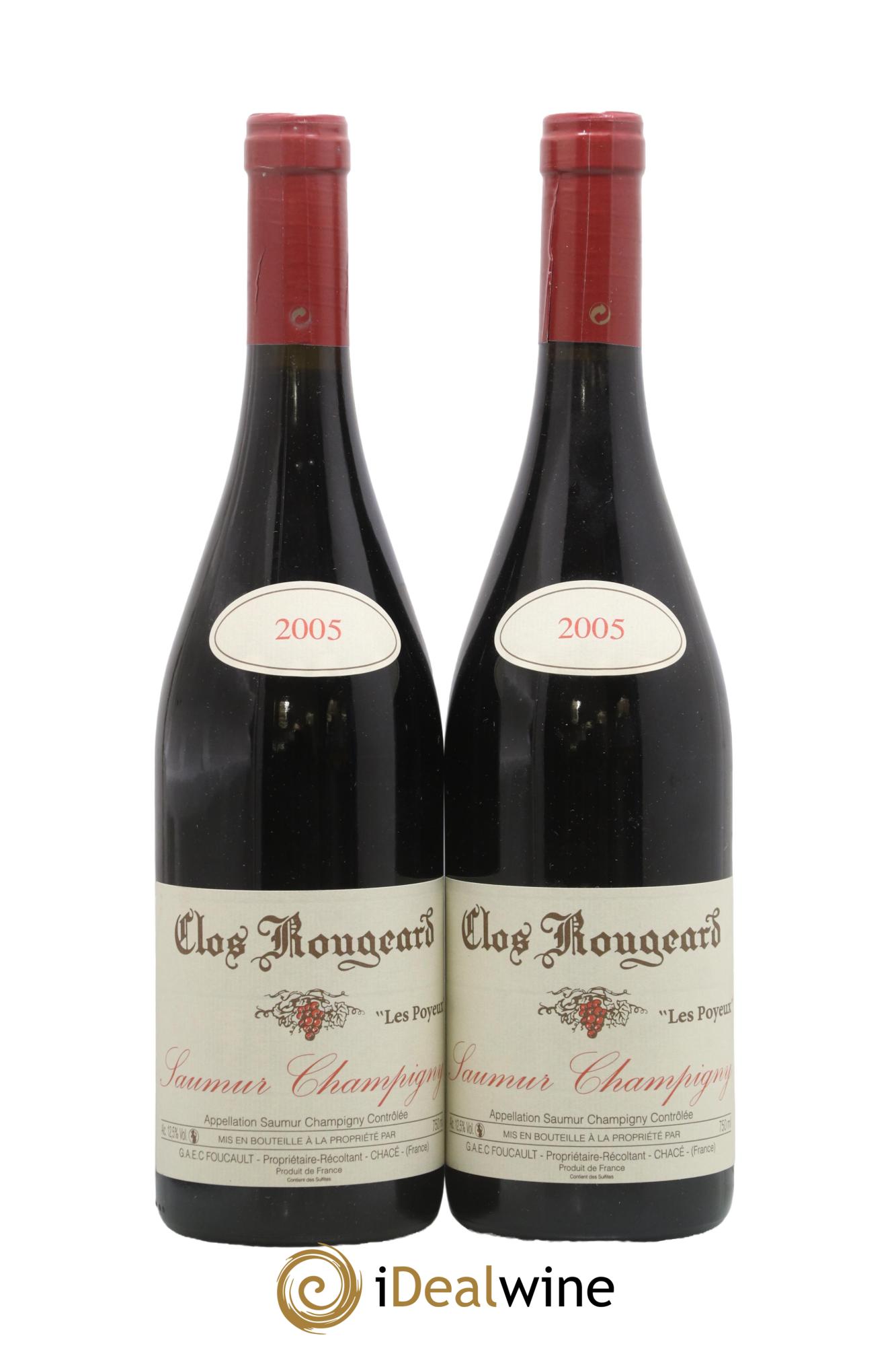 Saumur-Champigny Les Poyeux Clos Rougeard 2005 - Lot of 2 bottles - 0
