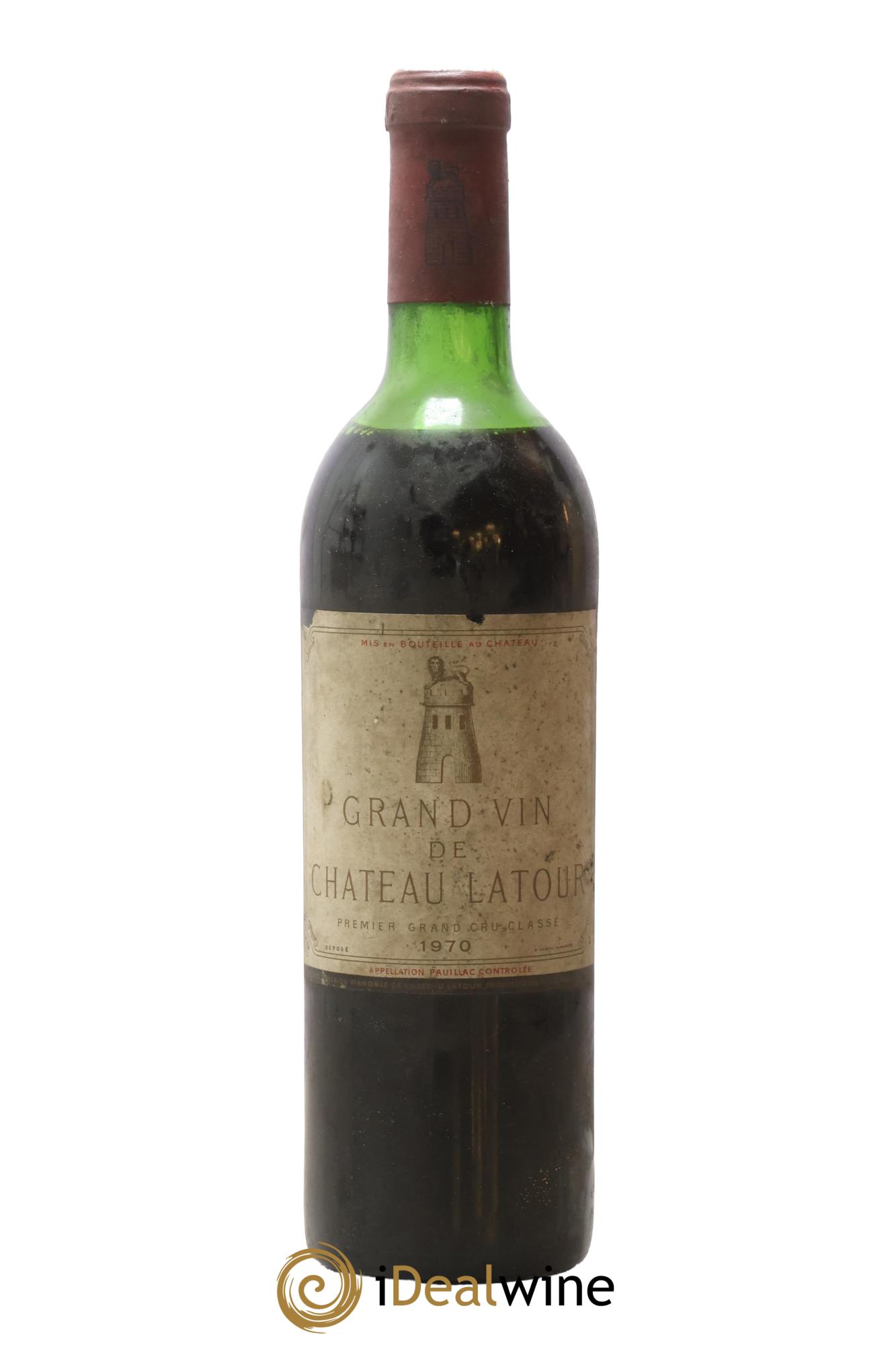 Château Latour 1er Grand Cru Classé 1970 - Lot de 1 bouteille - 0