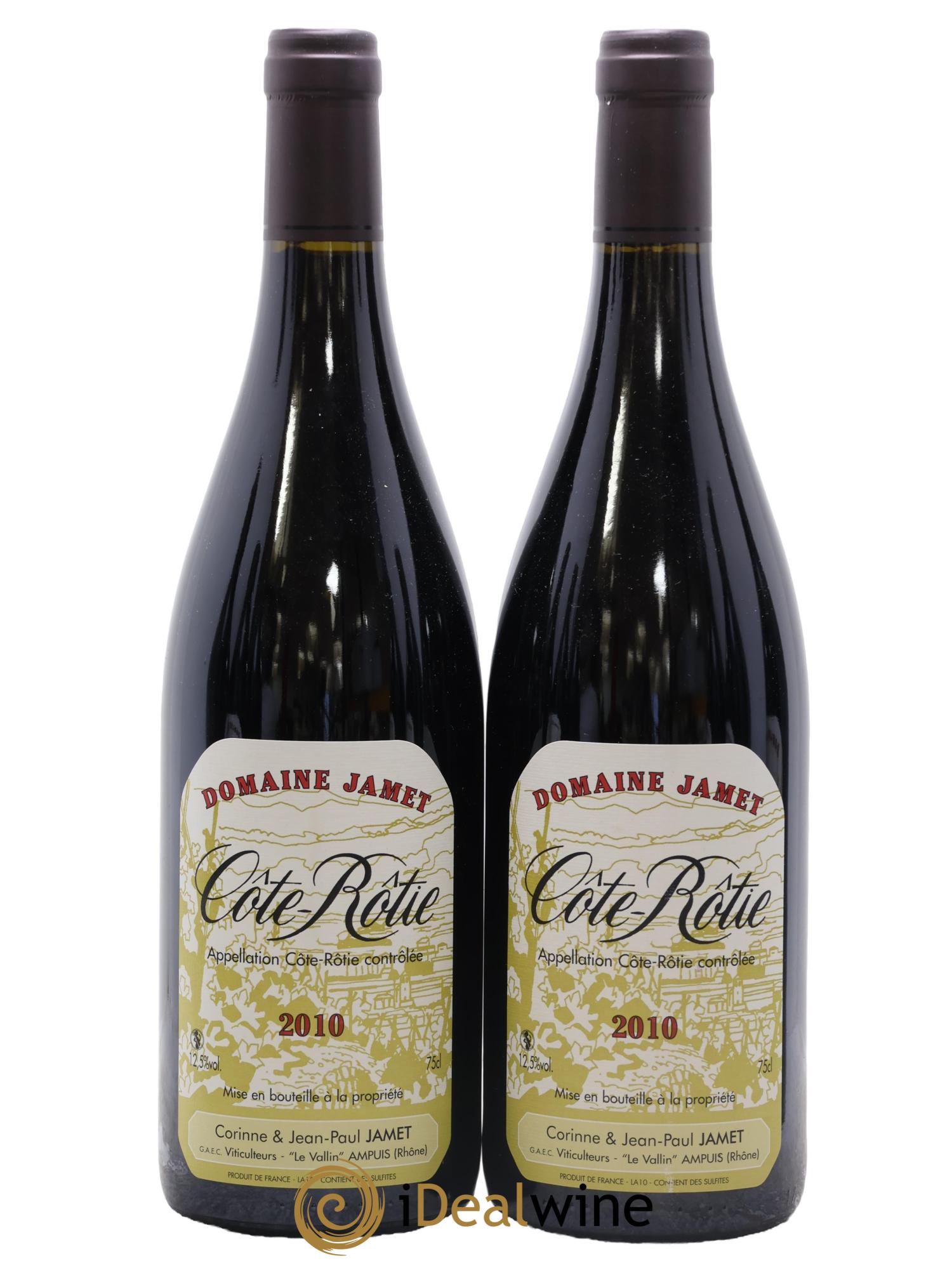 Côte-Rôtie Jamet (Domaine) 2010 - Lot de 2 bouteilles - 0