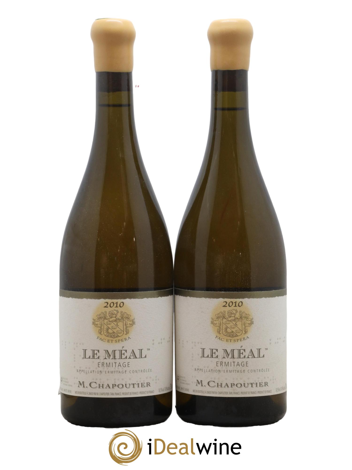 Hermitage Ermitage Le Méal Chapoutier 2010 - Lot de 2 bouteilles - 0