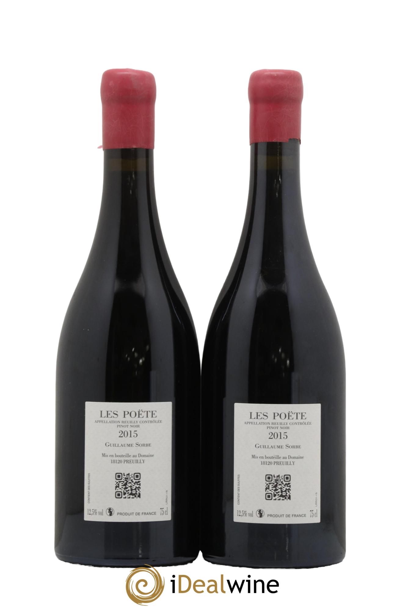 Reuilly Odyssée Les Poëte 2015 - Lotto di 2 bottiglie - 1