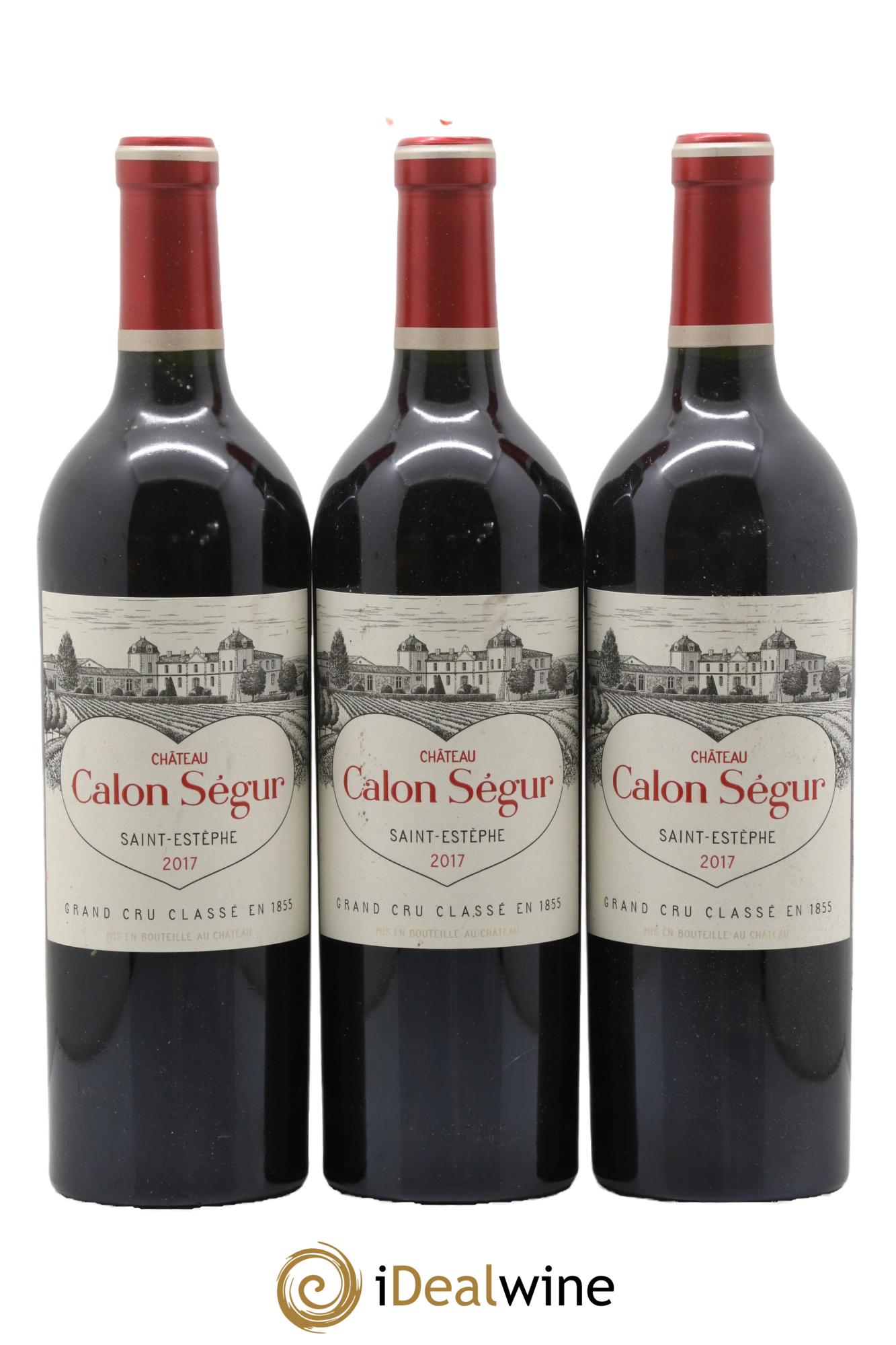 Château Calon Ségur 3ème Grand Cru Classé 2017 - Lotto di 3 bottiglie - 0