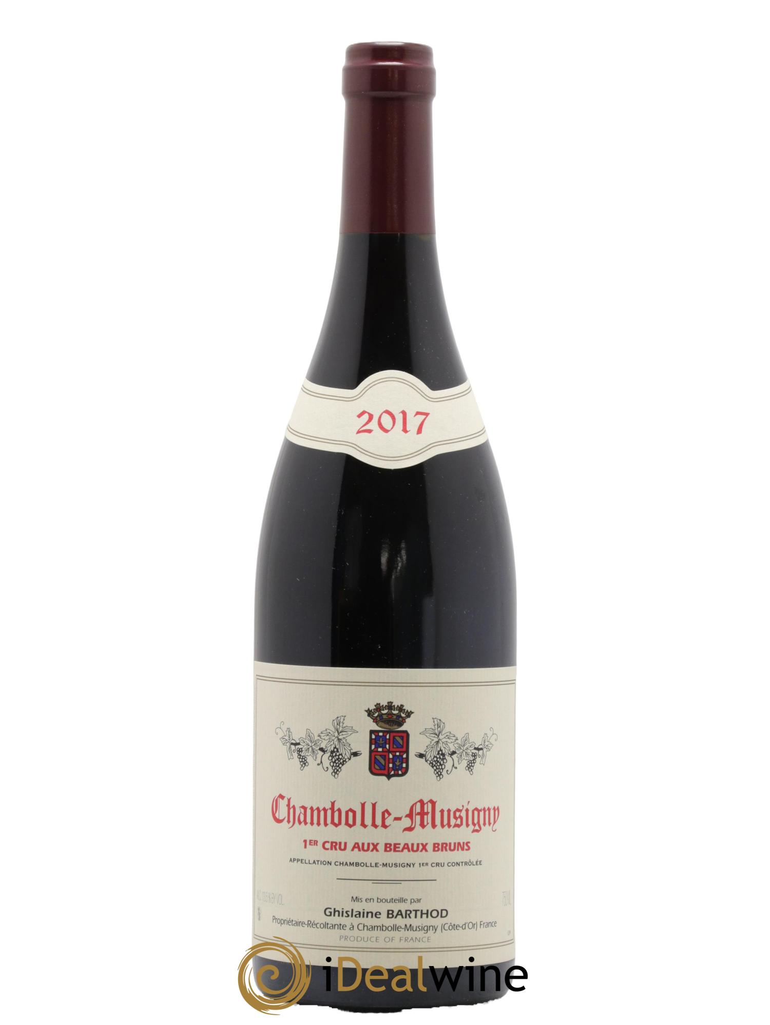 Chambolle-Musigny 1er Cru Aux Beaux Bruns Ghislaine Barthod 2017 - Lot de 1 bouteille - 0